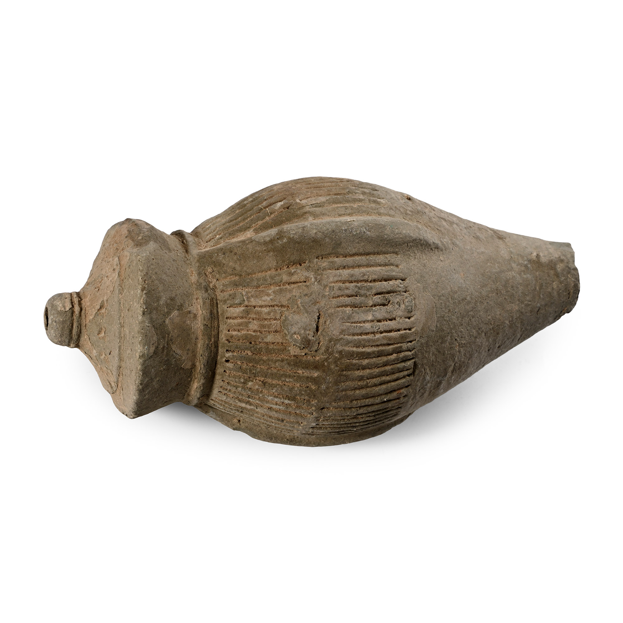 Turco-Mongol 'Greek Fire' Ceramic Fire Bomb or Hand Grenade