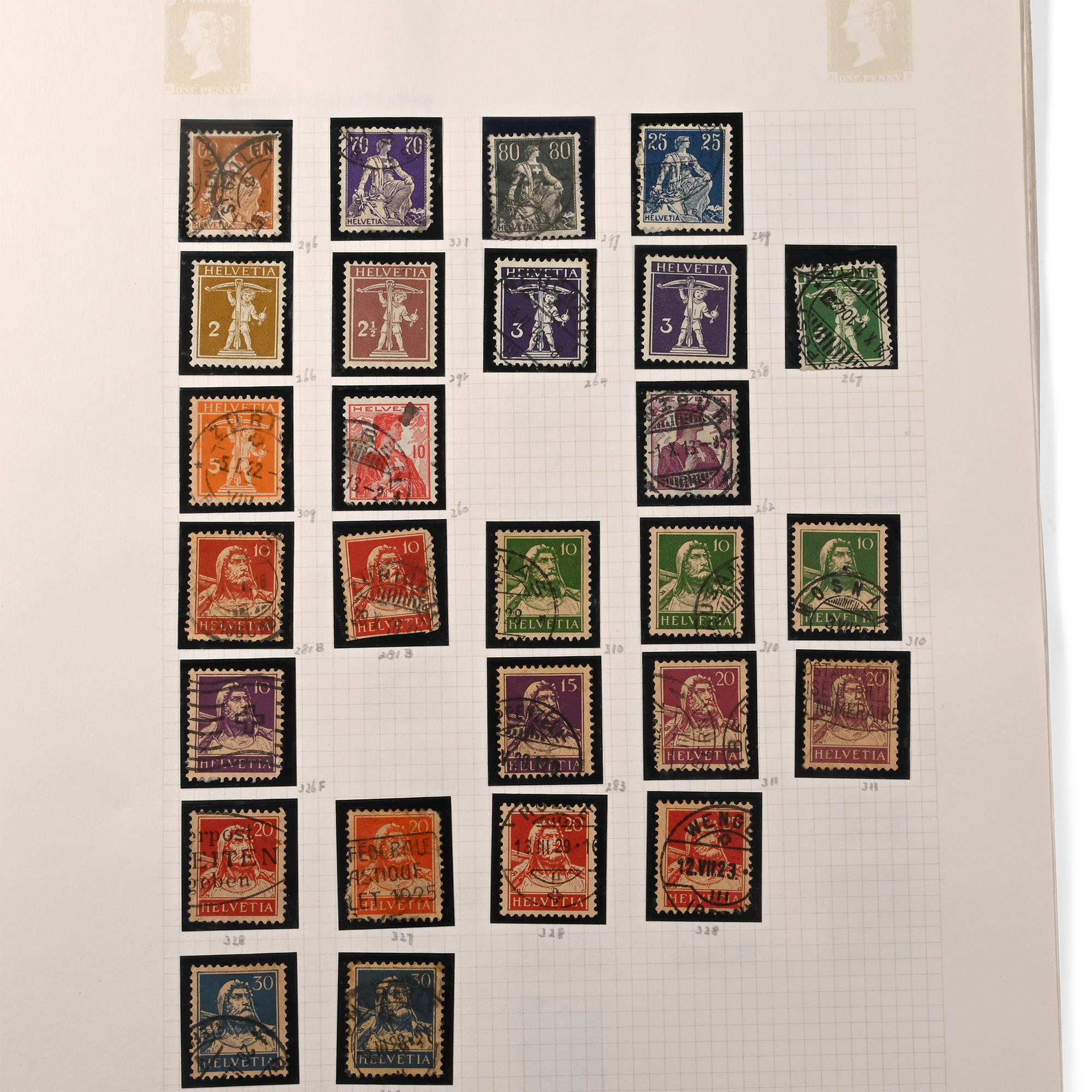 Loose Leaf Album of World Stamps