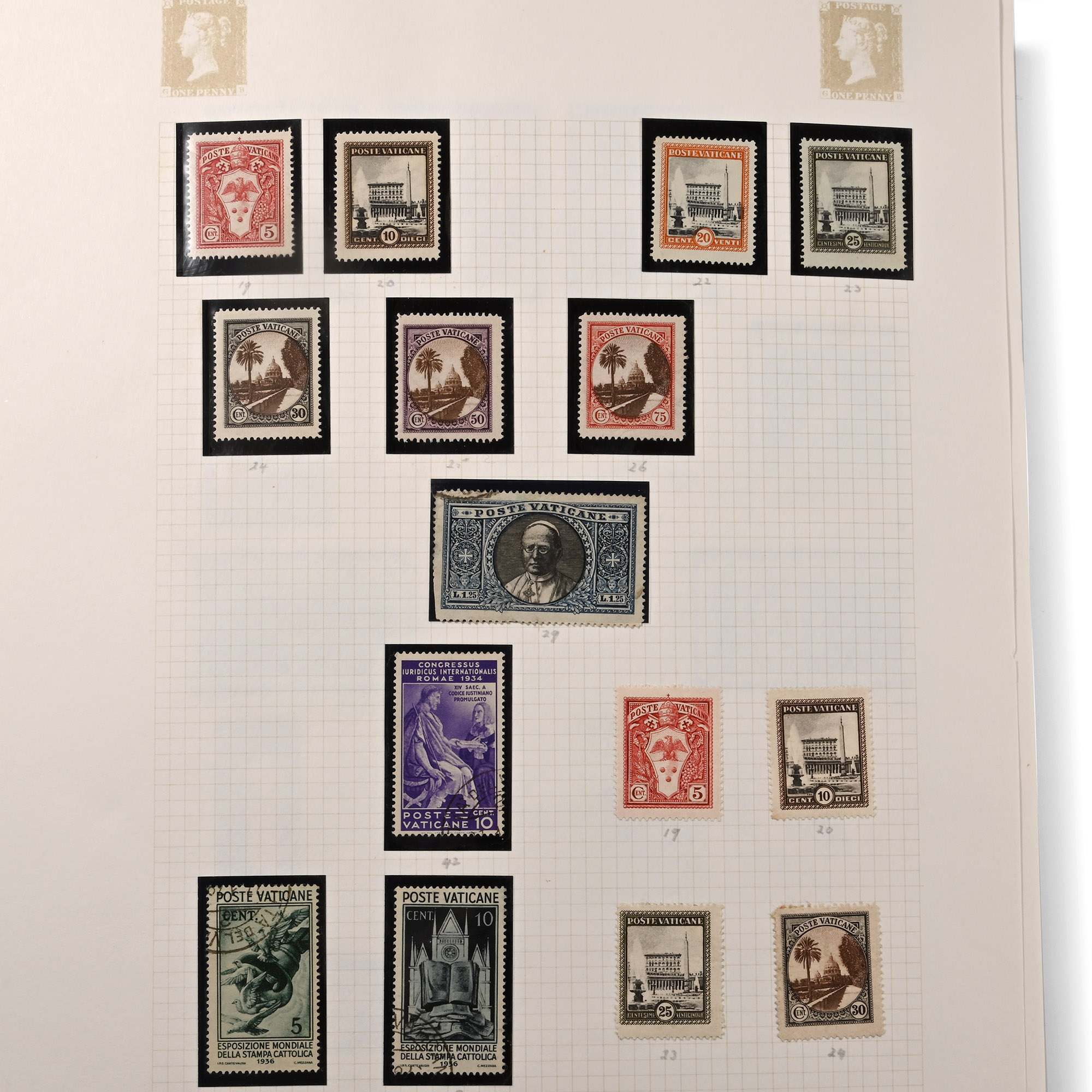 Loose Leaf Album of World Stamps