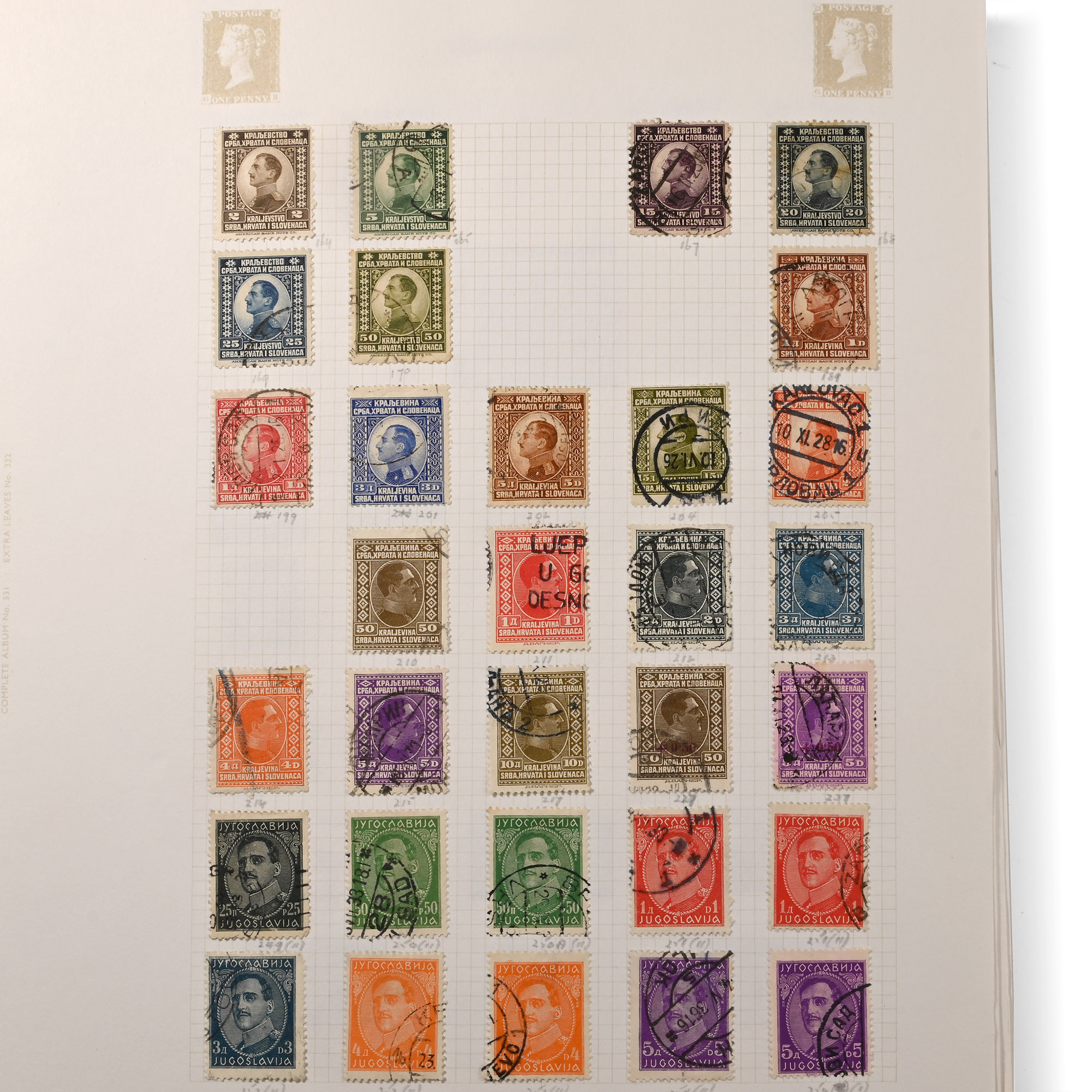 Loose Leaf Album of World Stamps