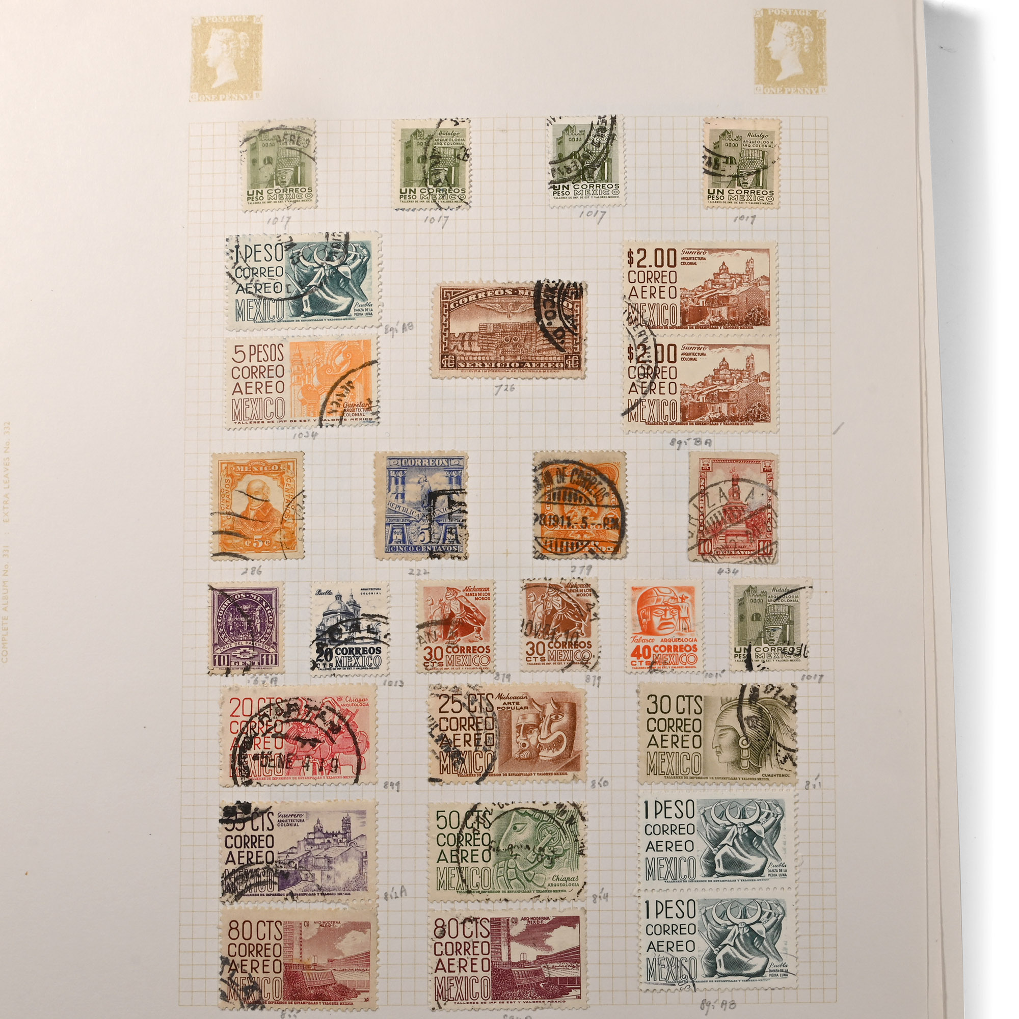 Loose Leaf Album of World Stamps