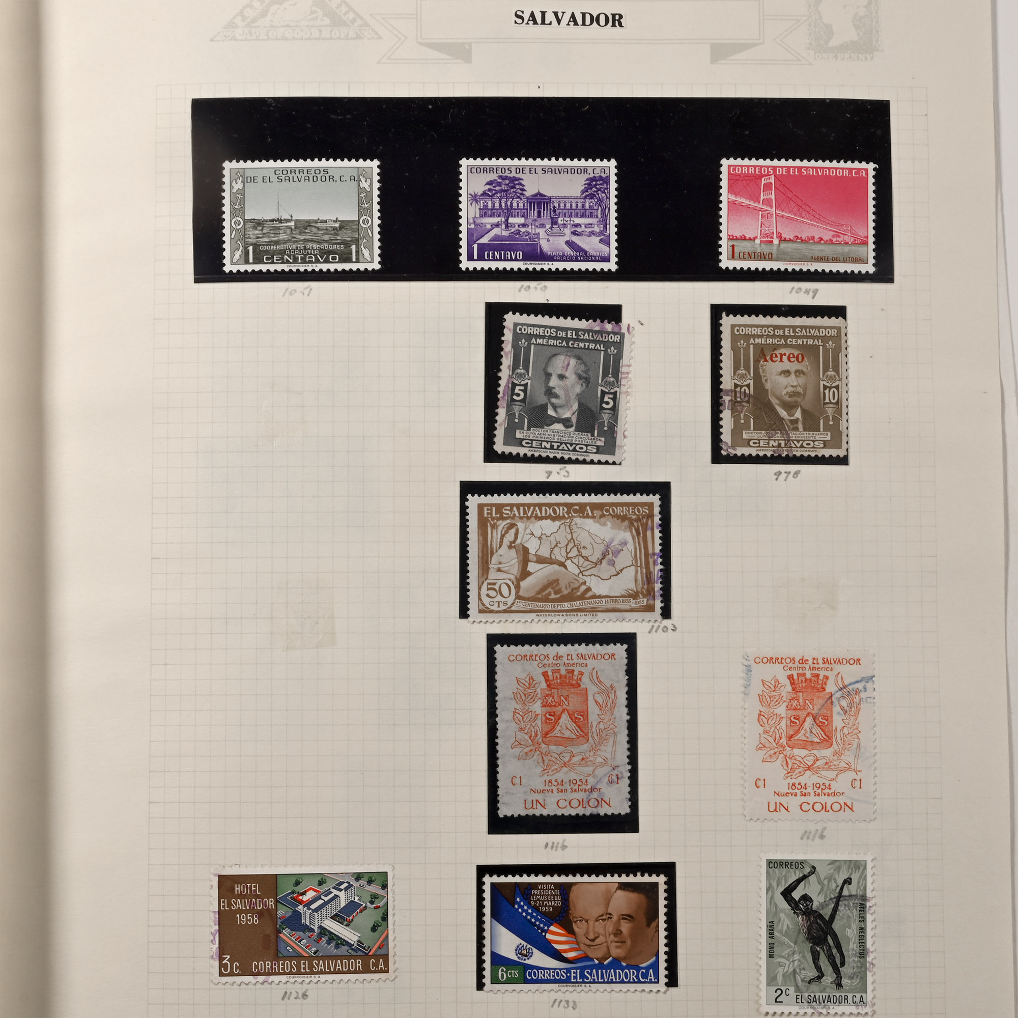 Loose Leaf Album of World Stamps