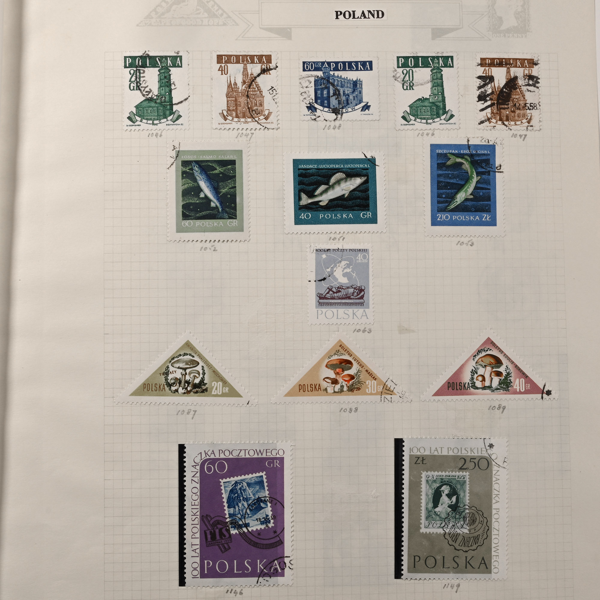 Loose Leaf Album of World Stamps