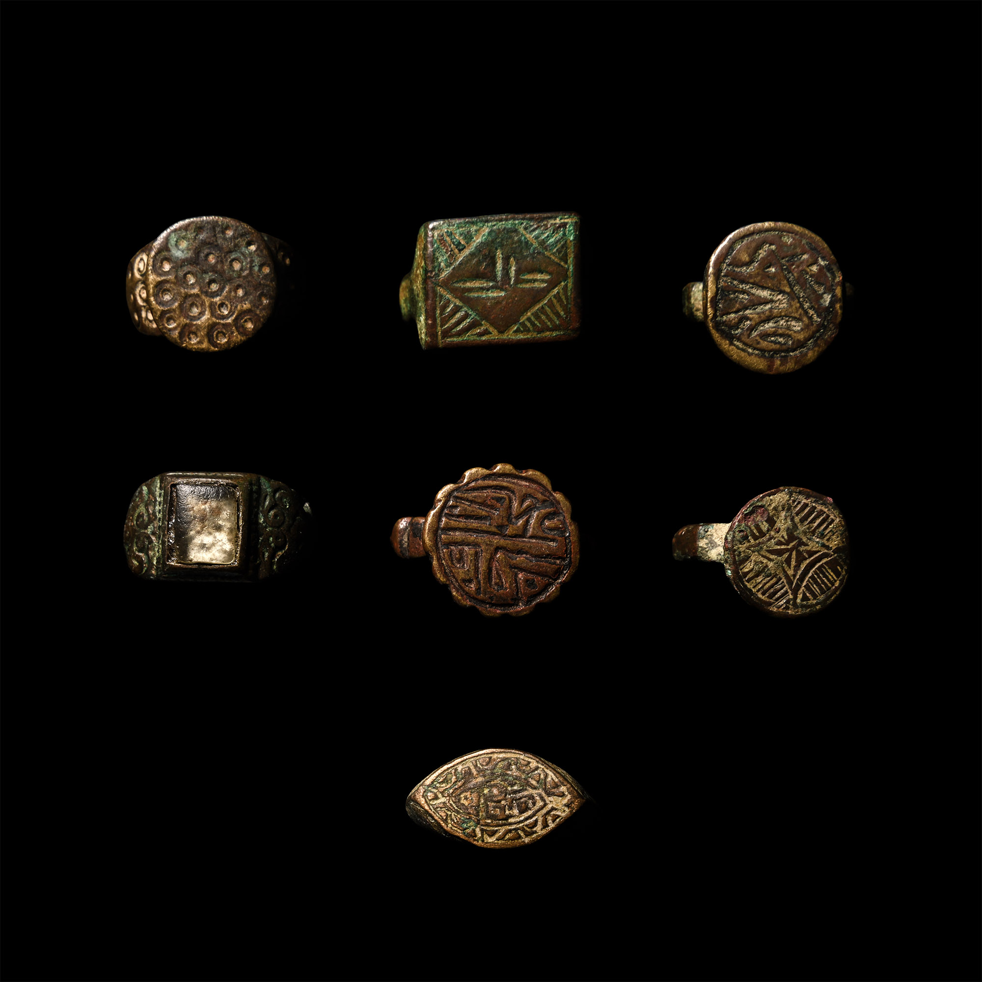 Eastern European Bronze Ring Collection