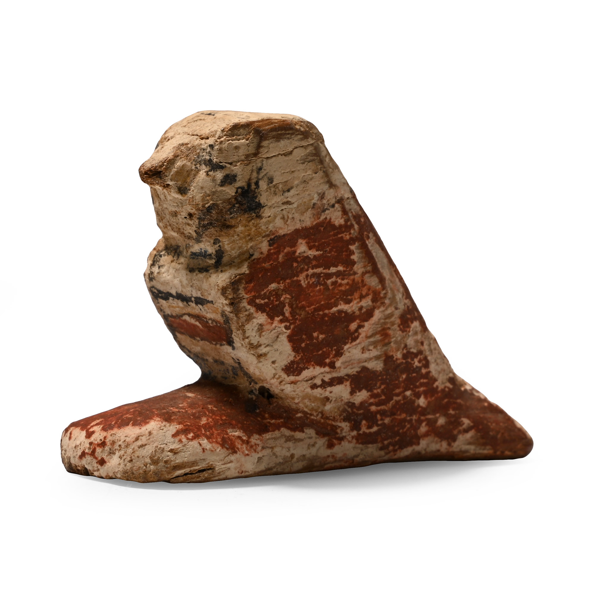 Egyptian Polychrome Wood Sokar Falcon