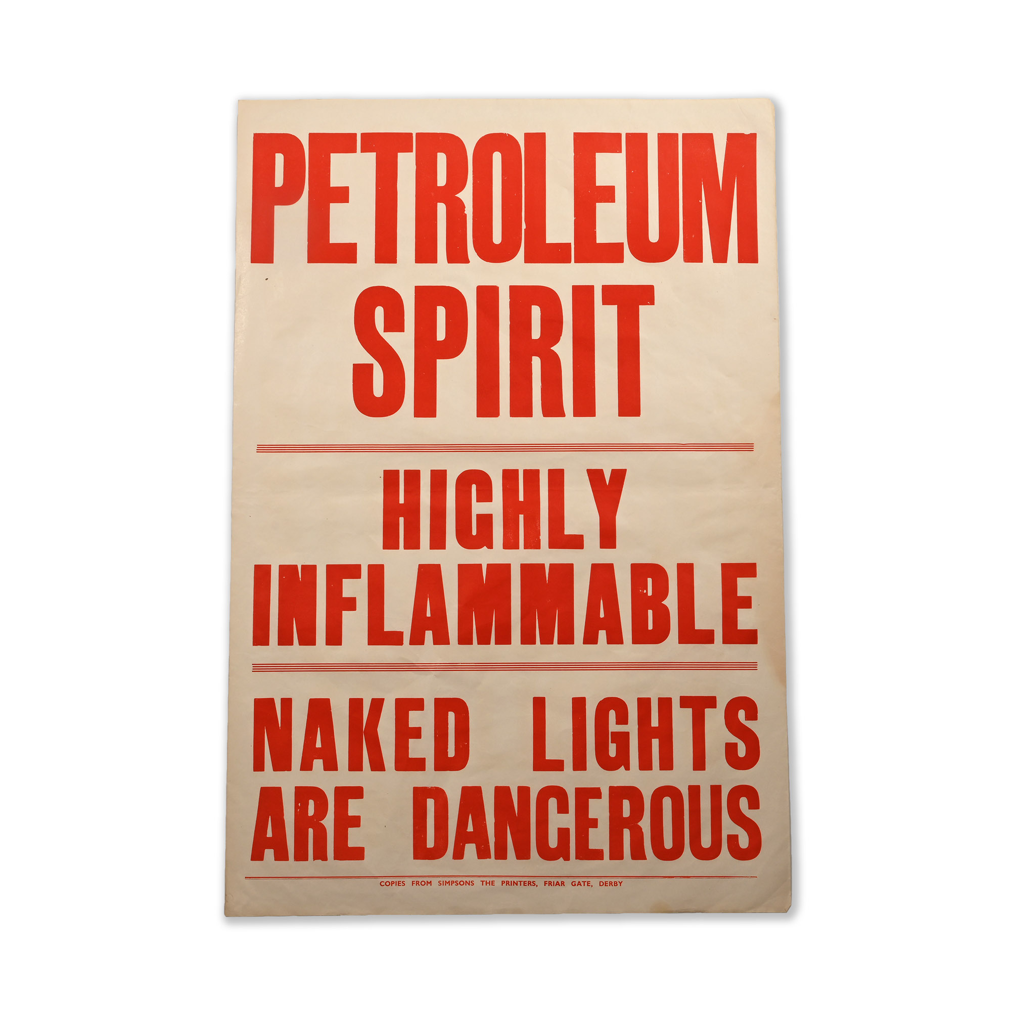 Gas / Petrol Station Original Poster Sign