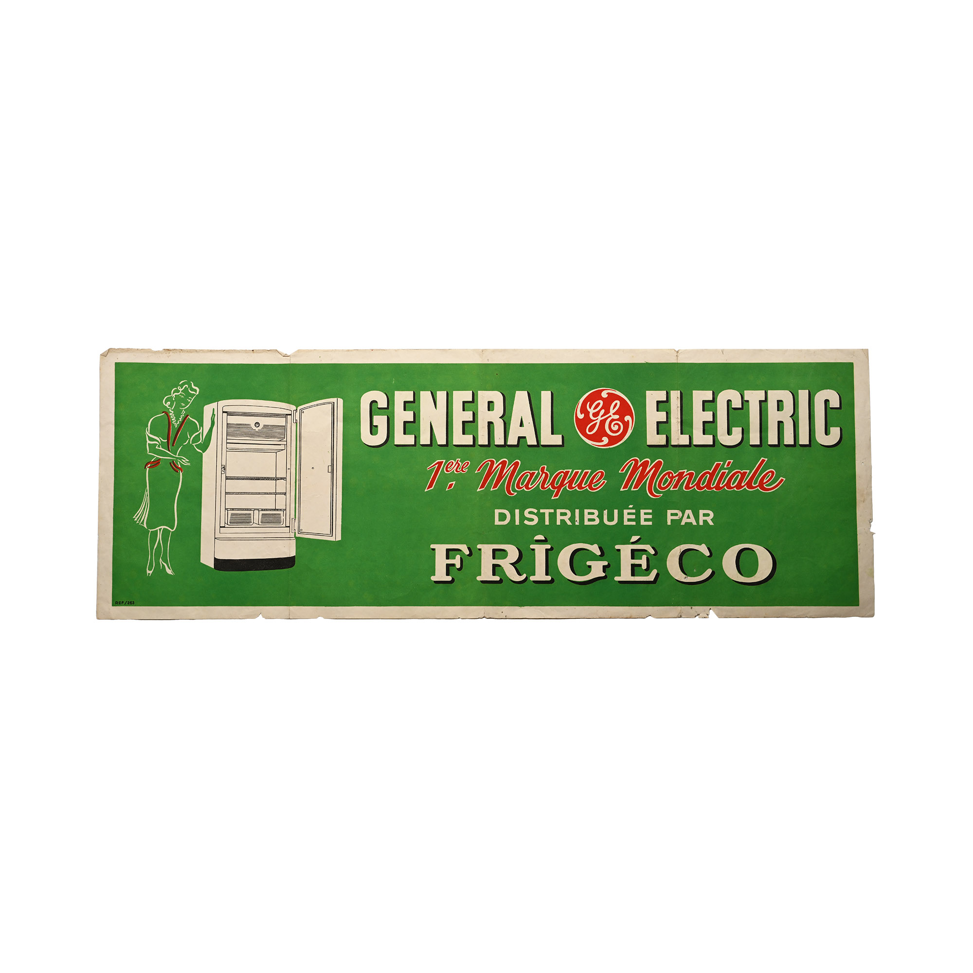 Original General Electric 'Frigéco' Poster