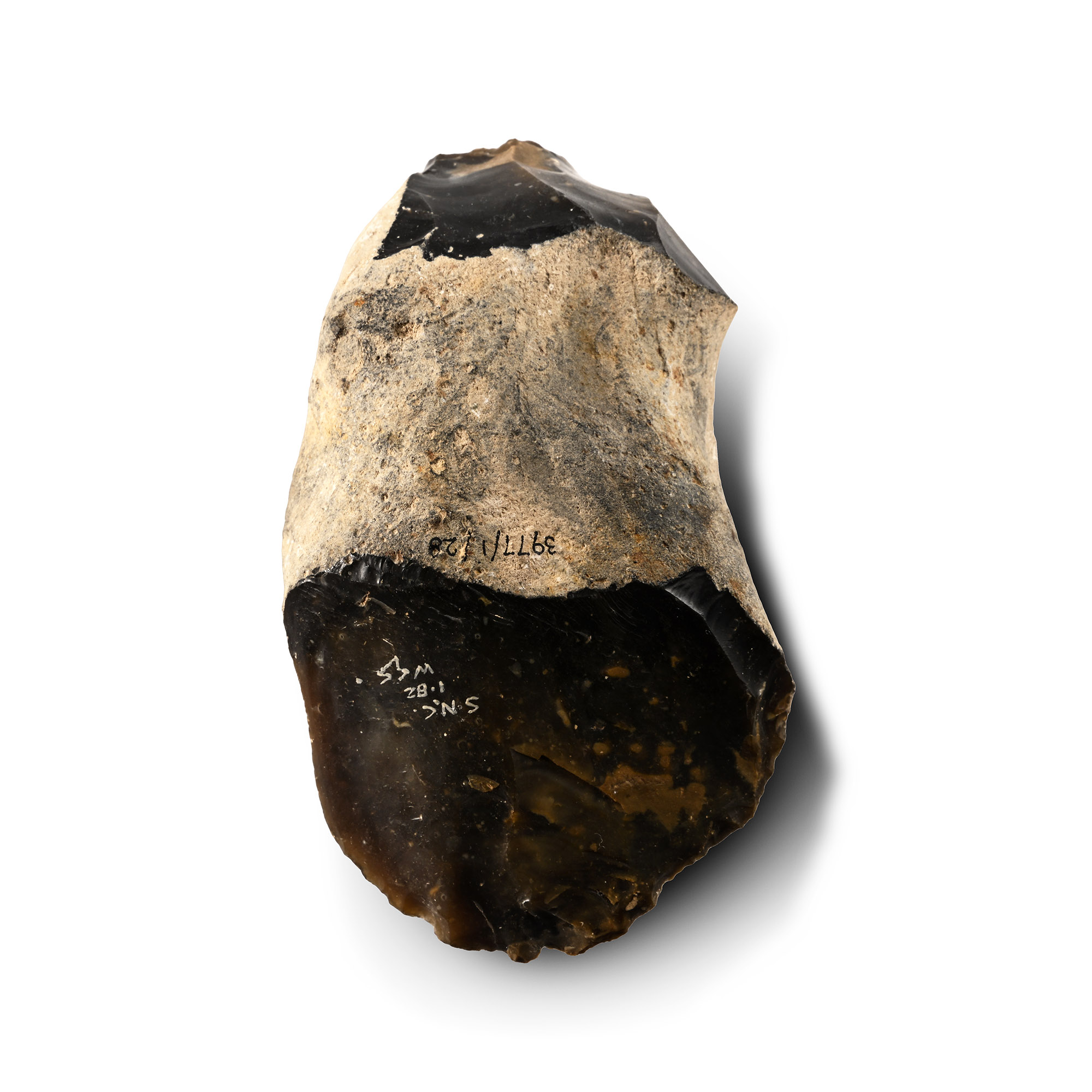 Stone Age Clactonian Flint Cleaver