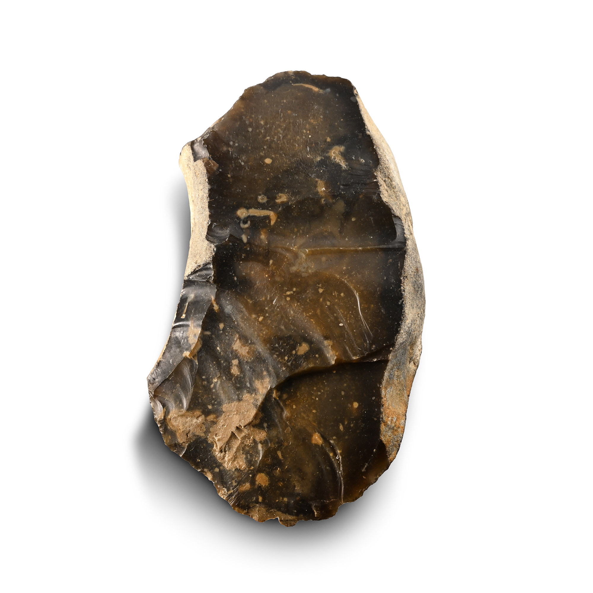 Stone Age Clactonian Flint Cleaver