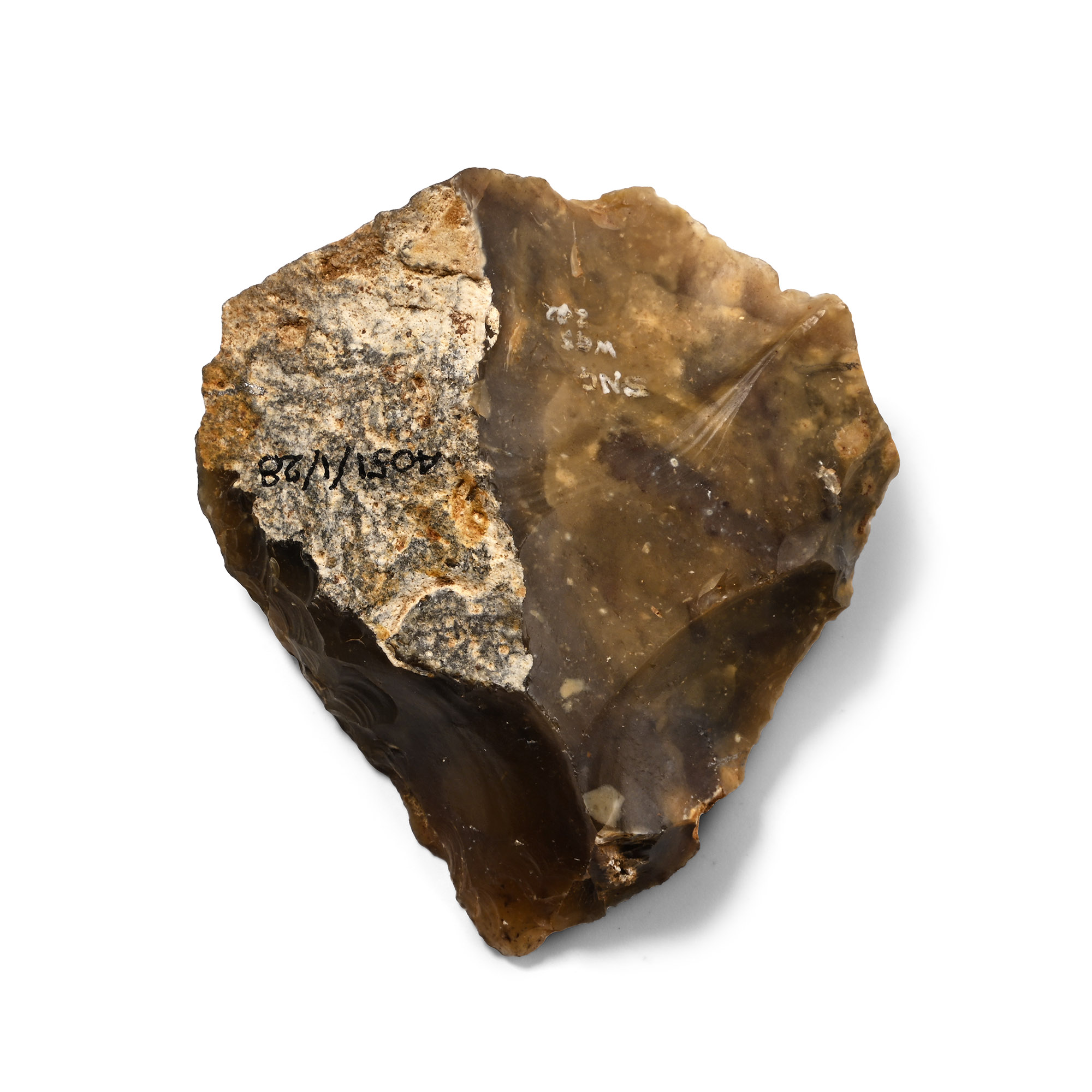 Stone Age Clactonian Flint Scraper