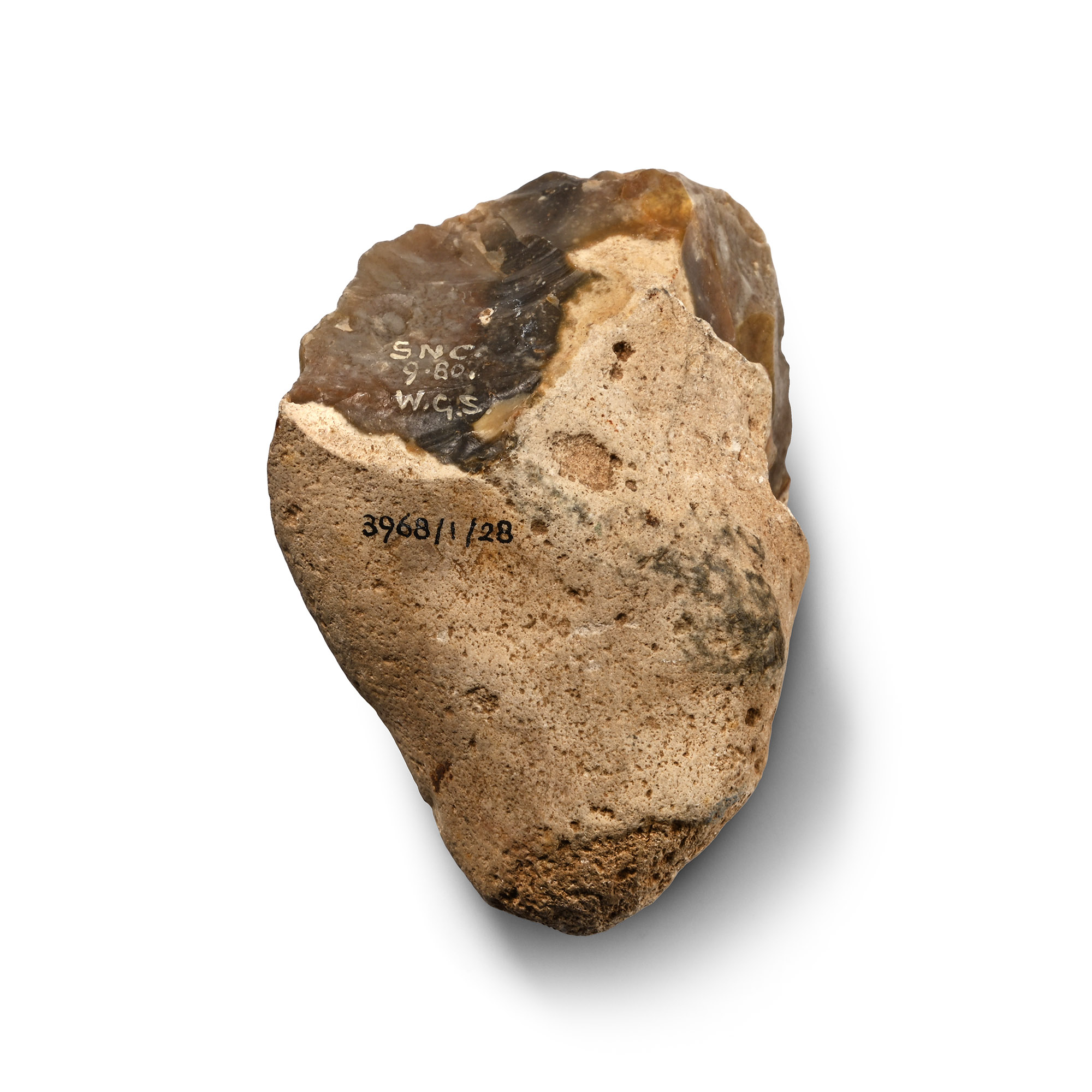 Stone Age Clactonian Flint Chopper