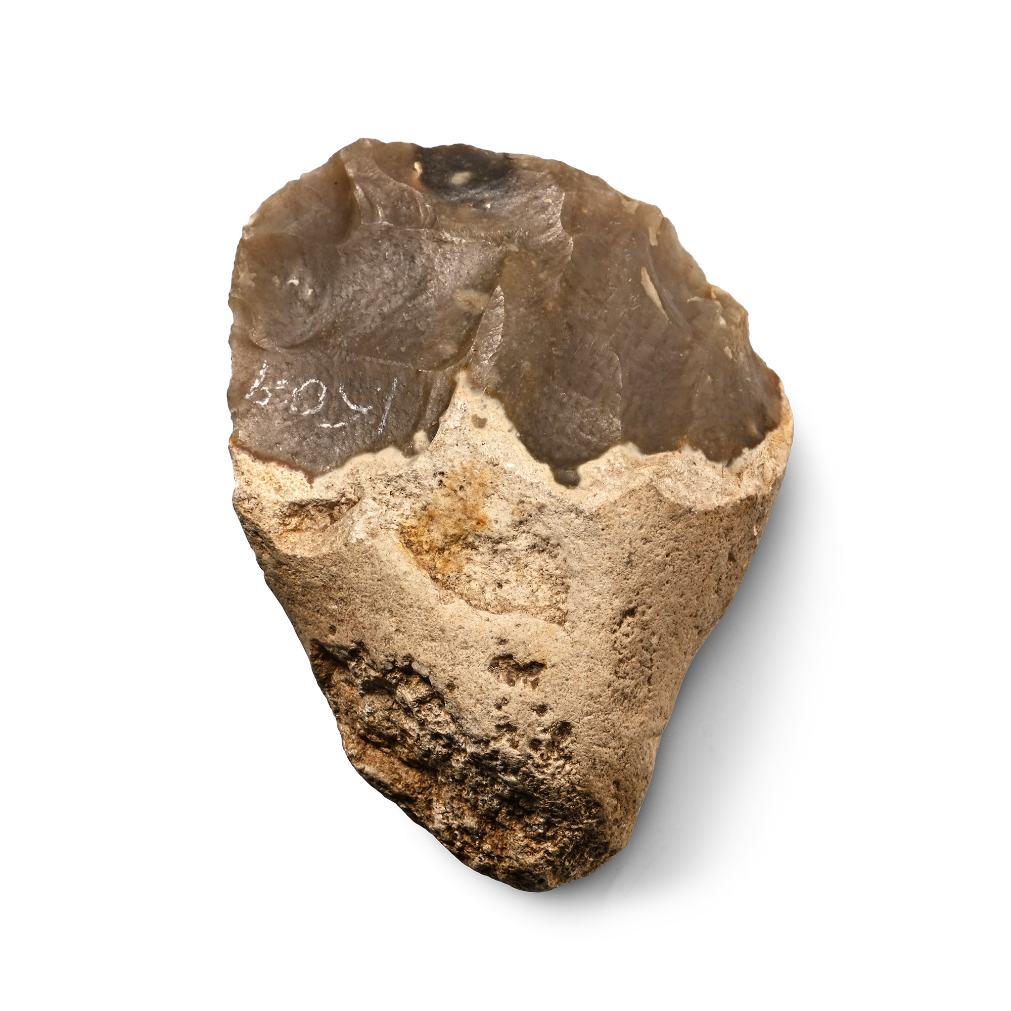 Stone Age Clactonian Flint Chopper
