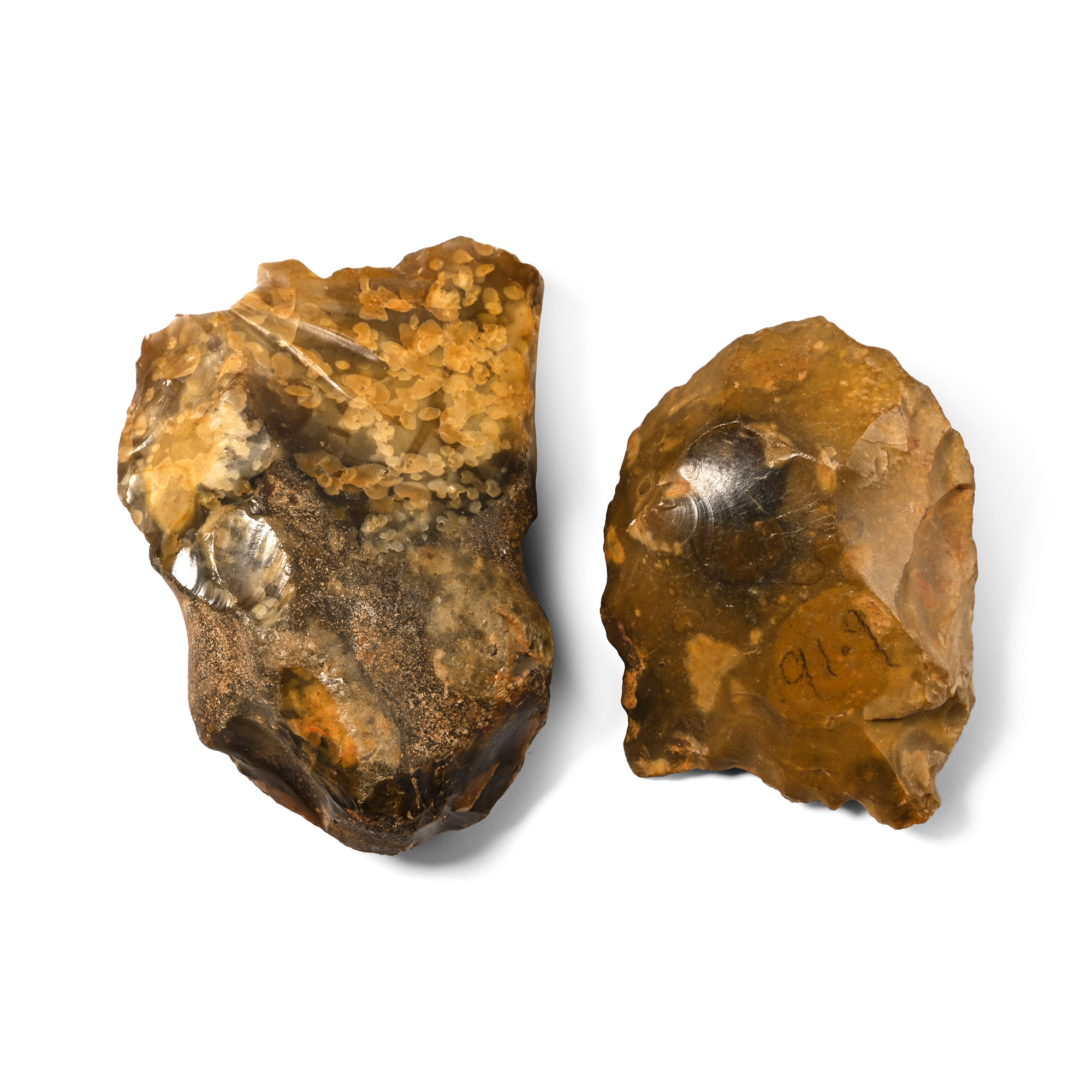 Stone Age Flint Debitage Group