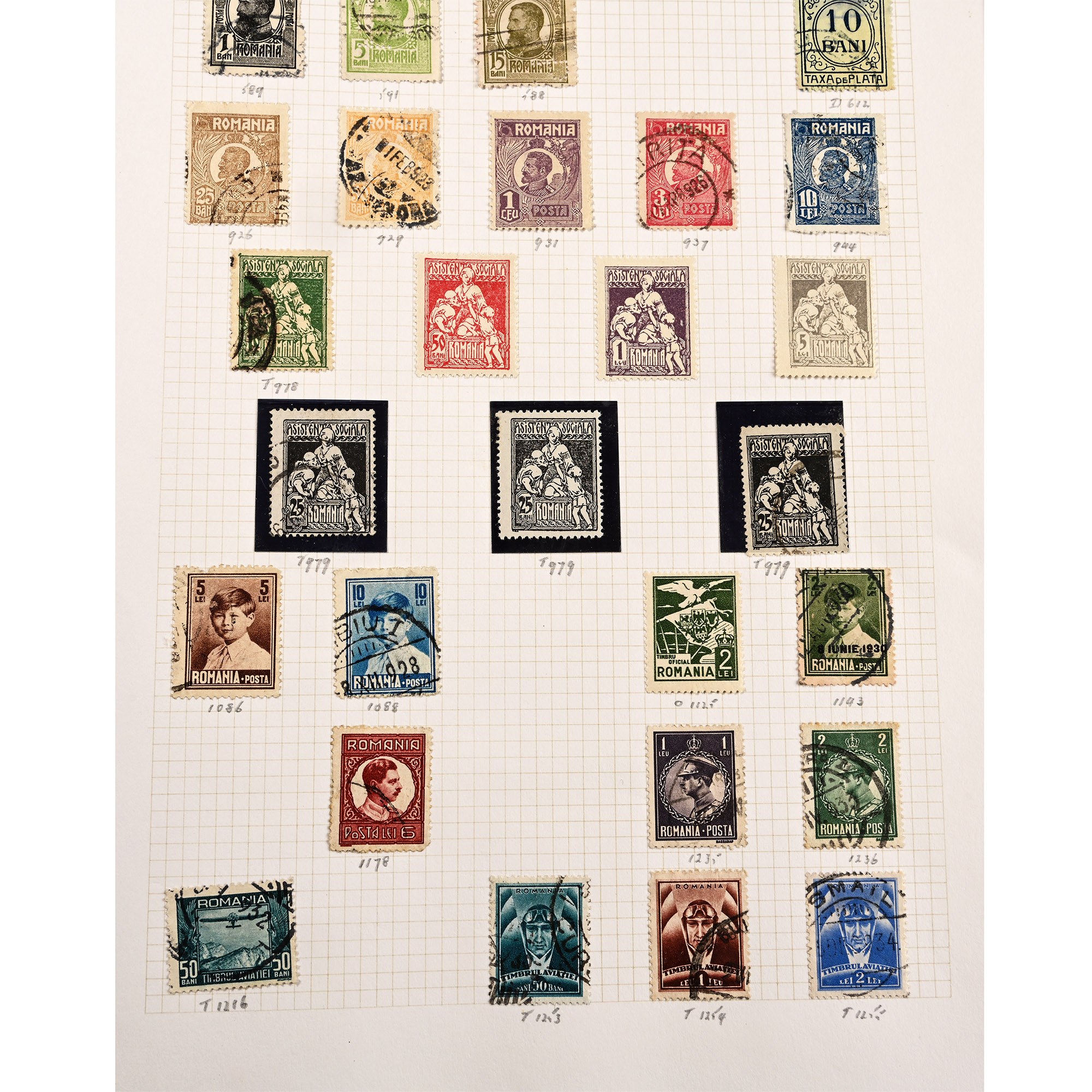 A Collection of Stamps from Romania & Poland