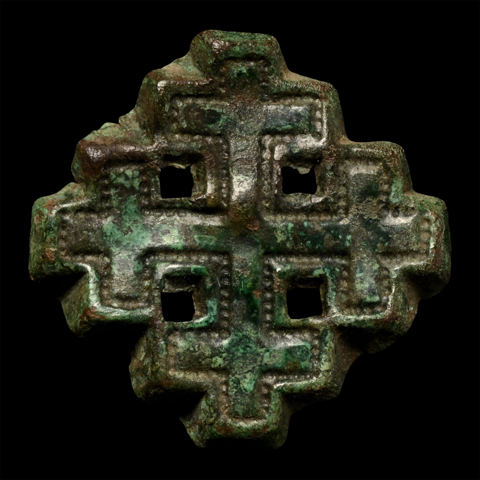 Medieval Bronze Knight's Holy Sepulchre Badge