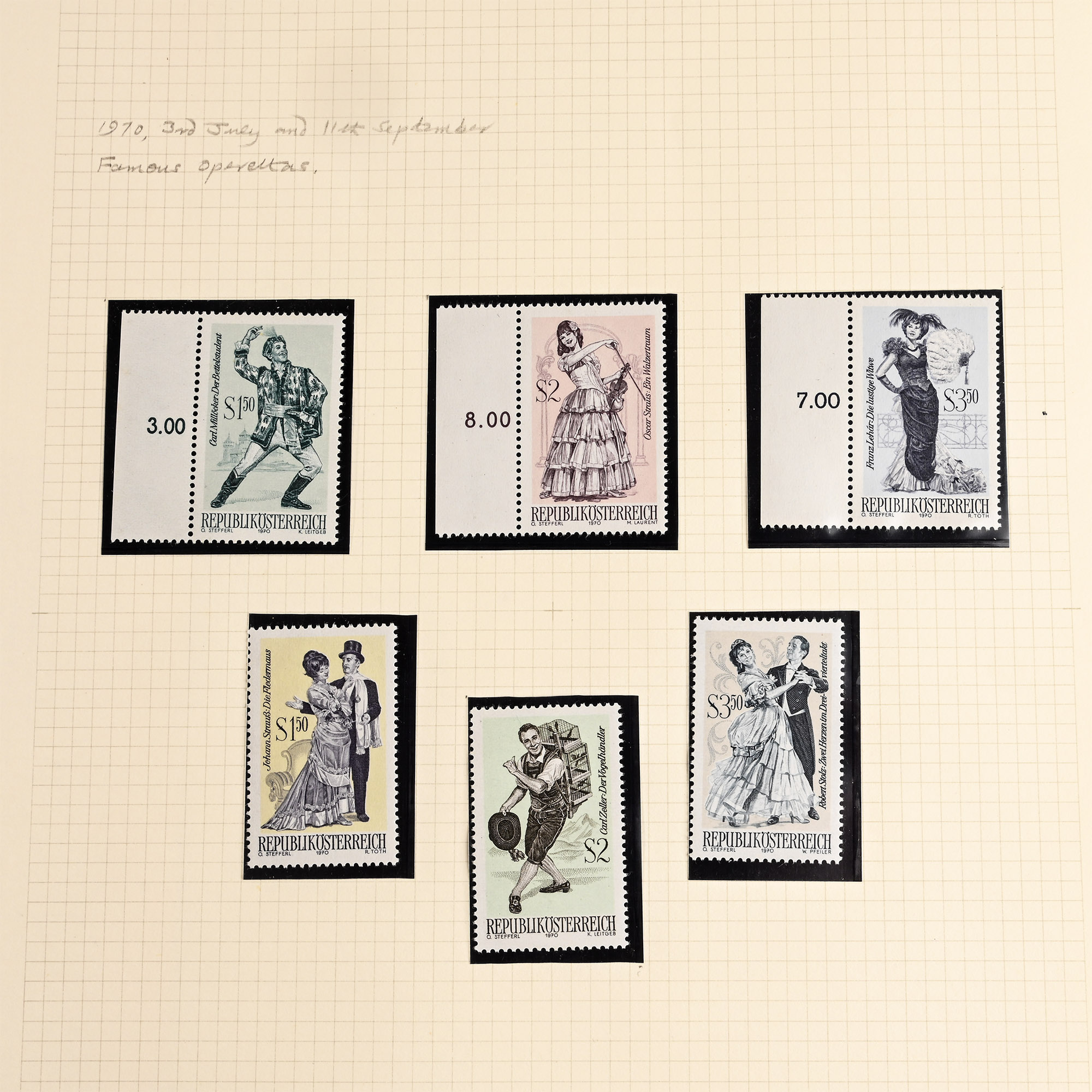 Austria Mint Stamp Collection