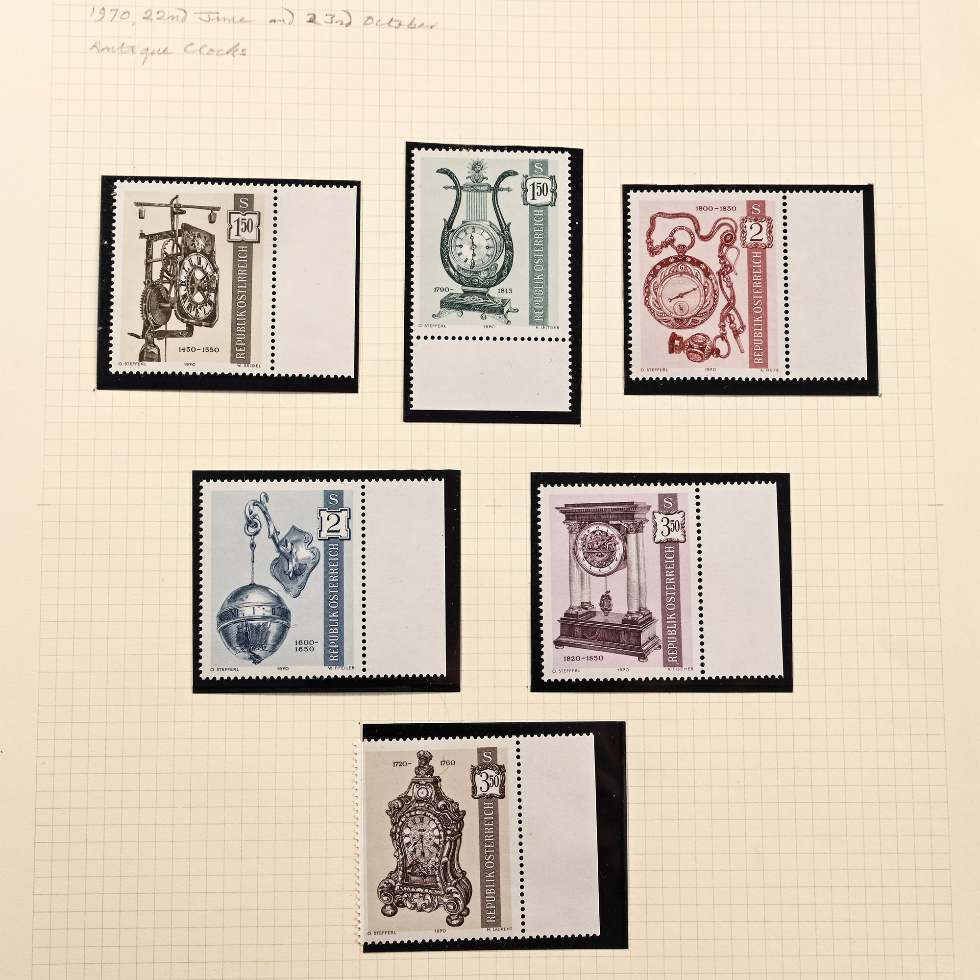 Austria Mint Stamp Collection