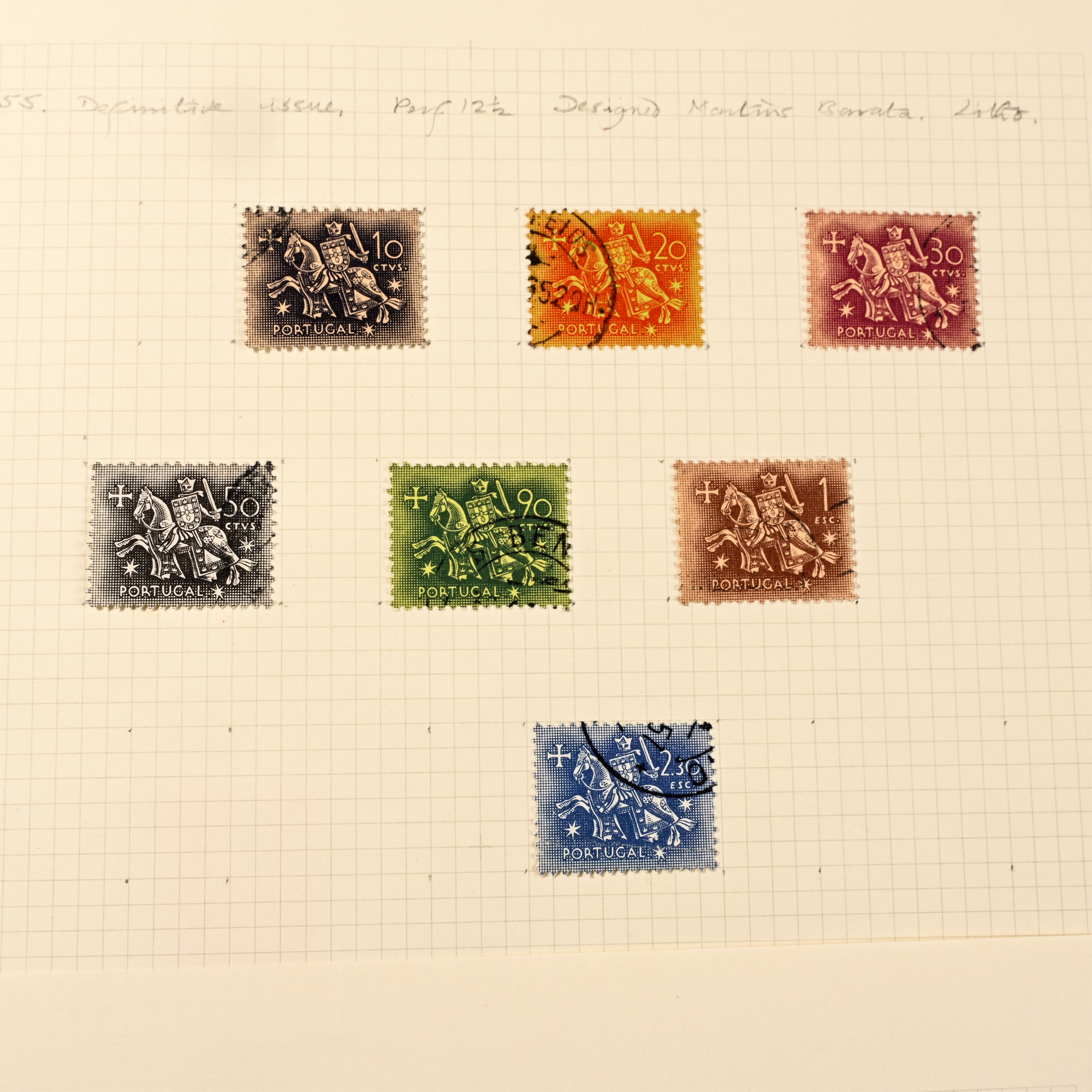 World Stamps on Album Pages