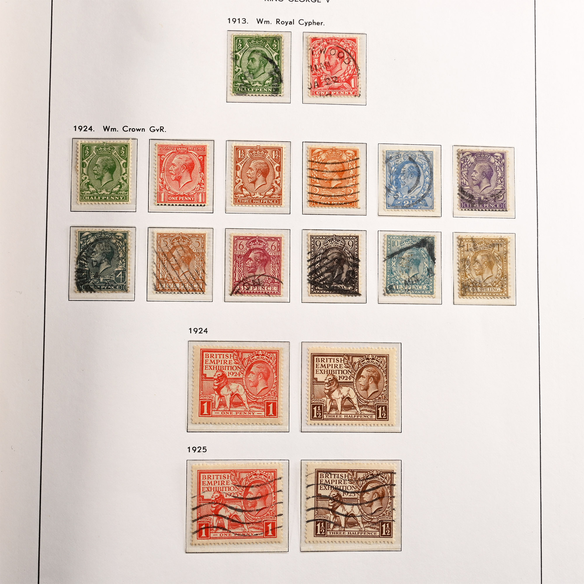 Great Britain Davo Stamp Album