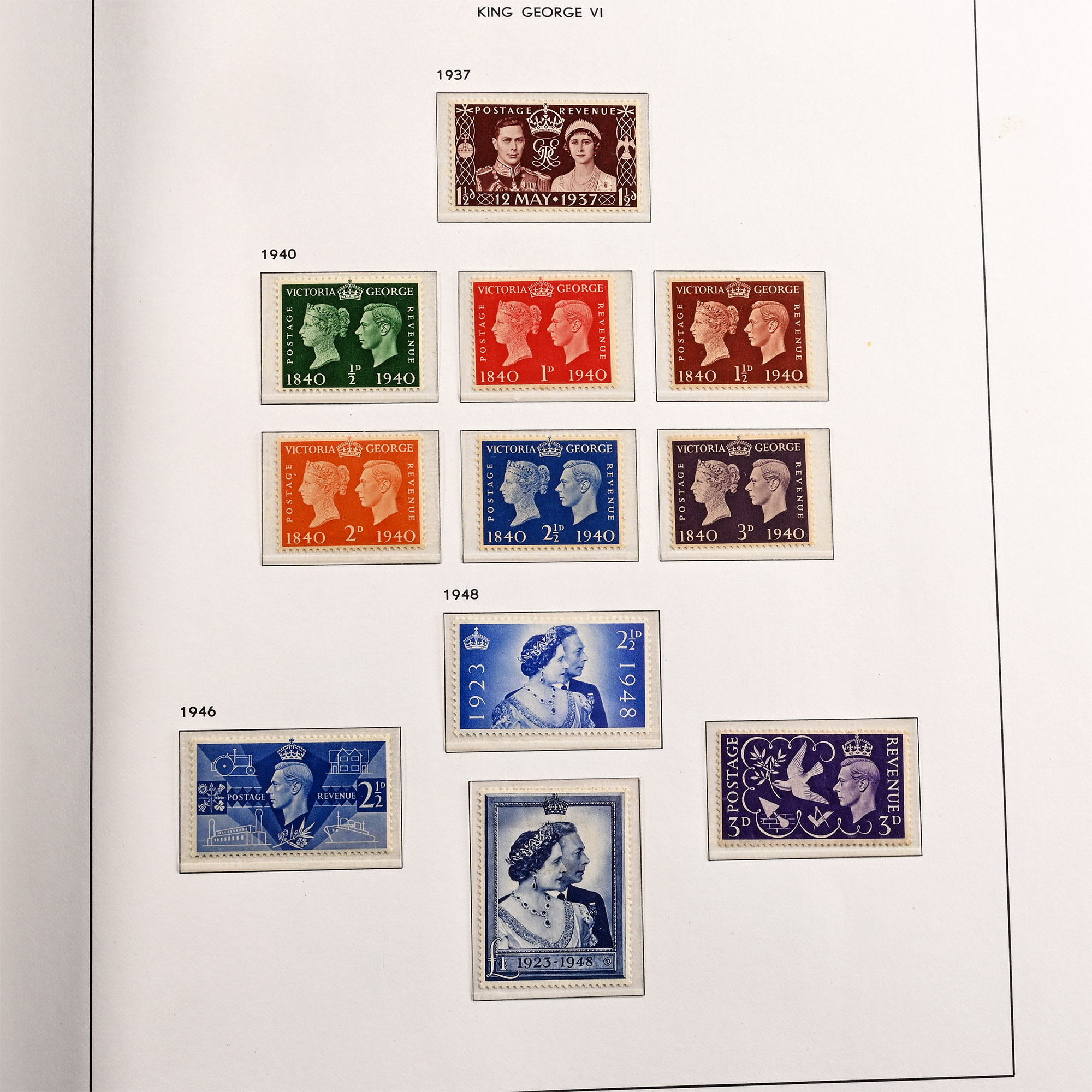 Great Britain Davo Stamp Album