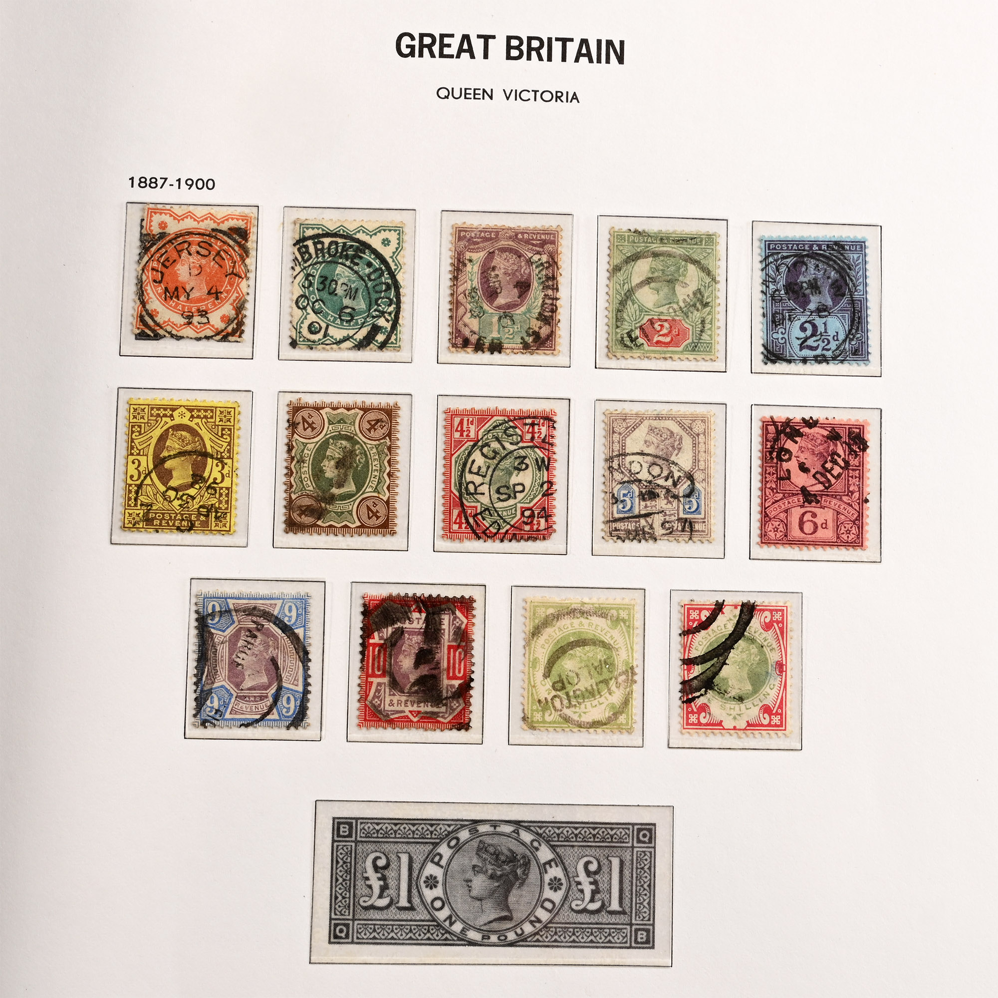 Great Britain Davo Stamp Album