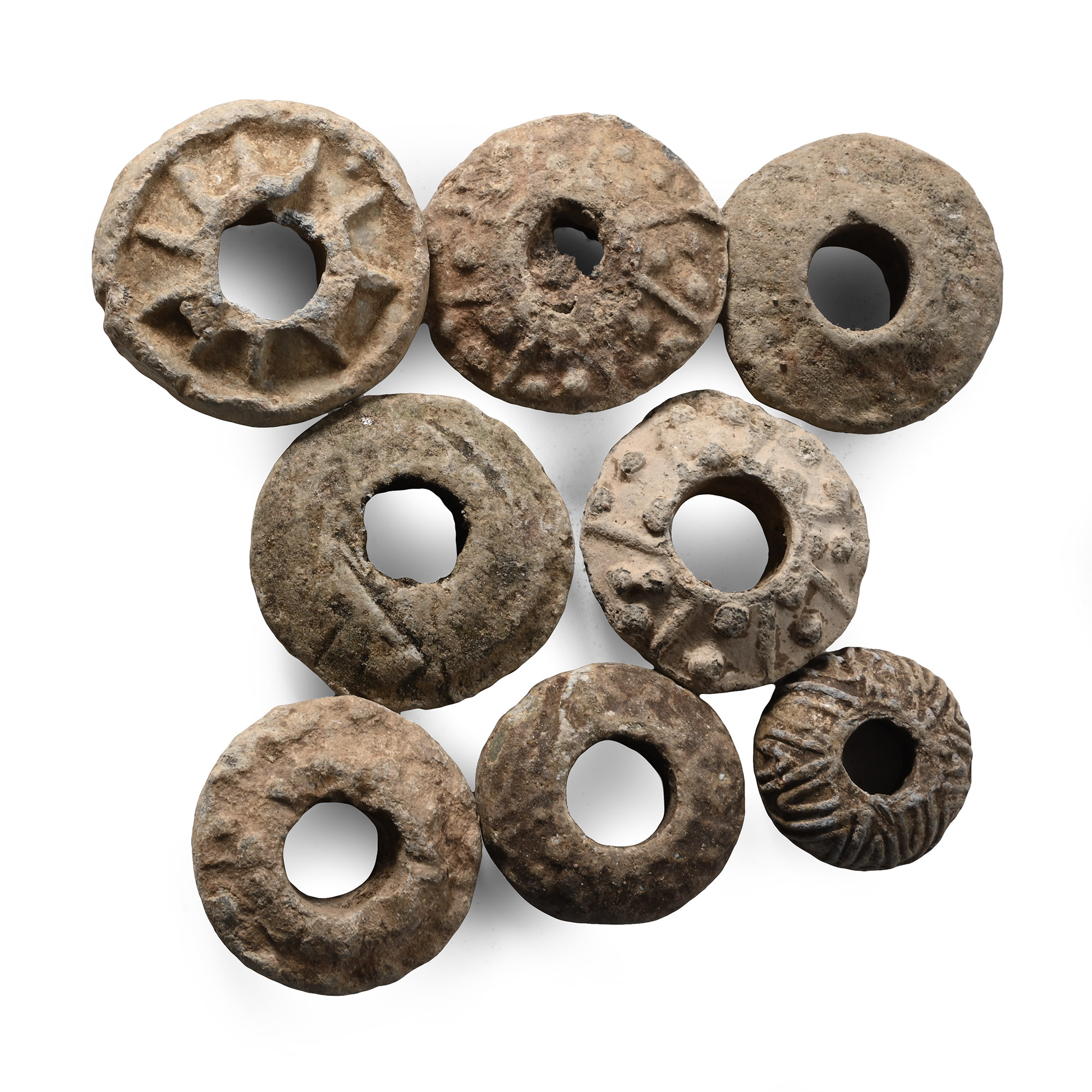 Medieval Lead Spindle Whorl Collection