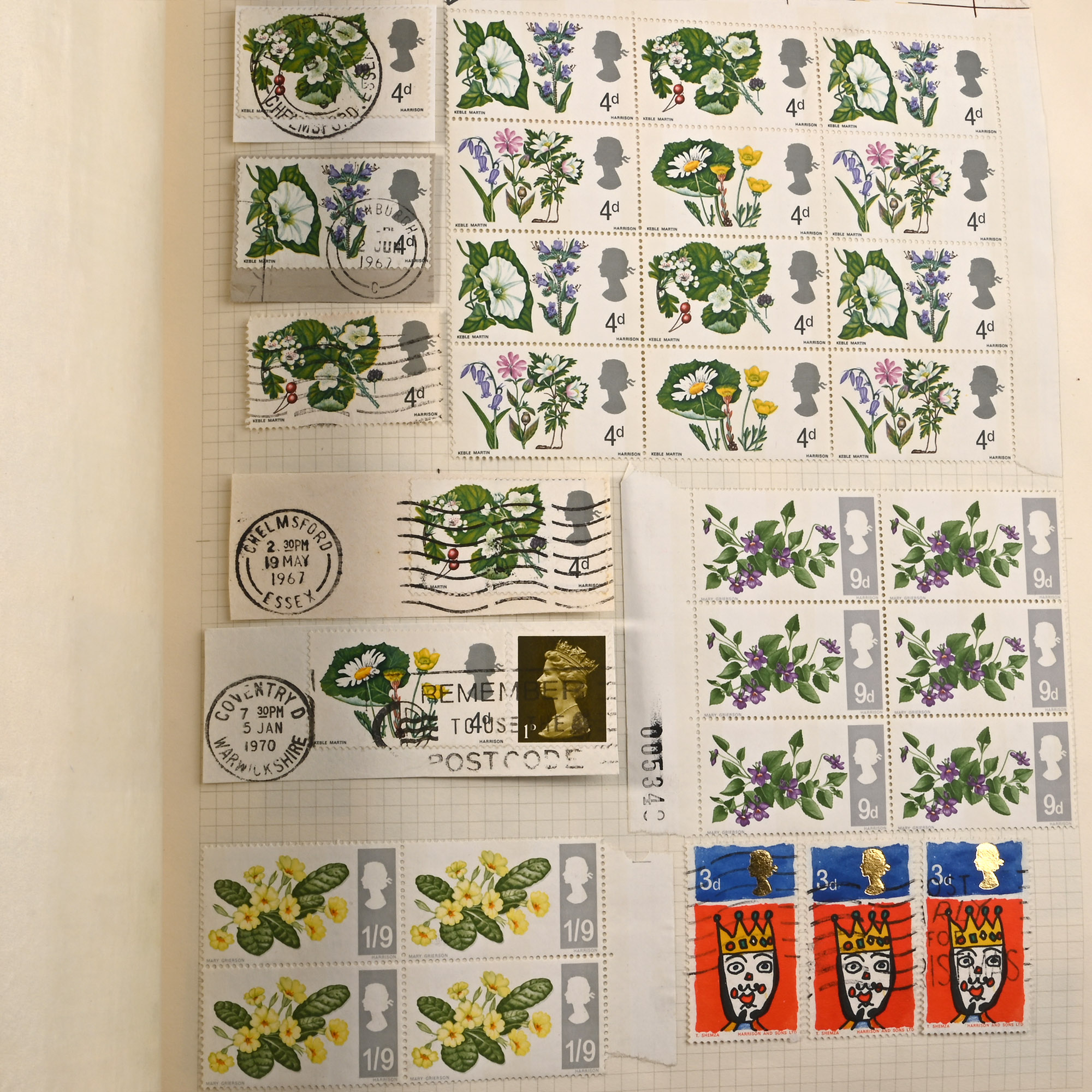 Large Great Britain Stamp Album