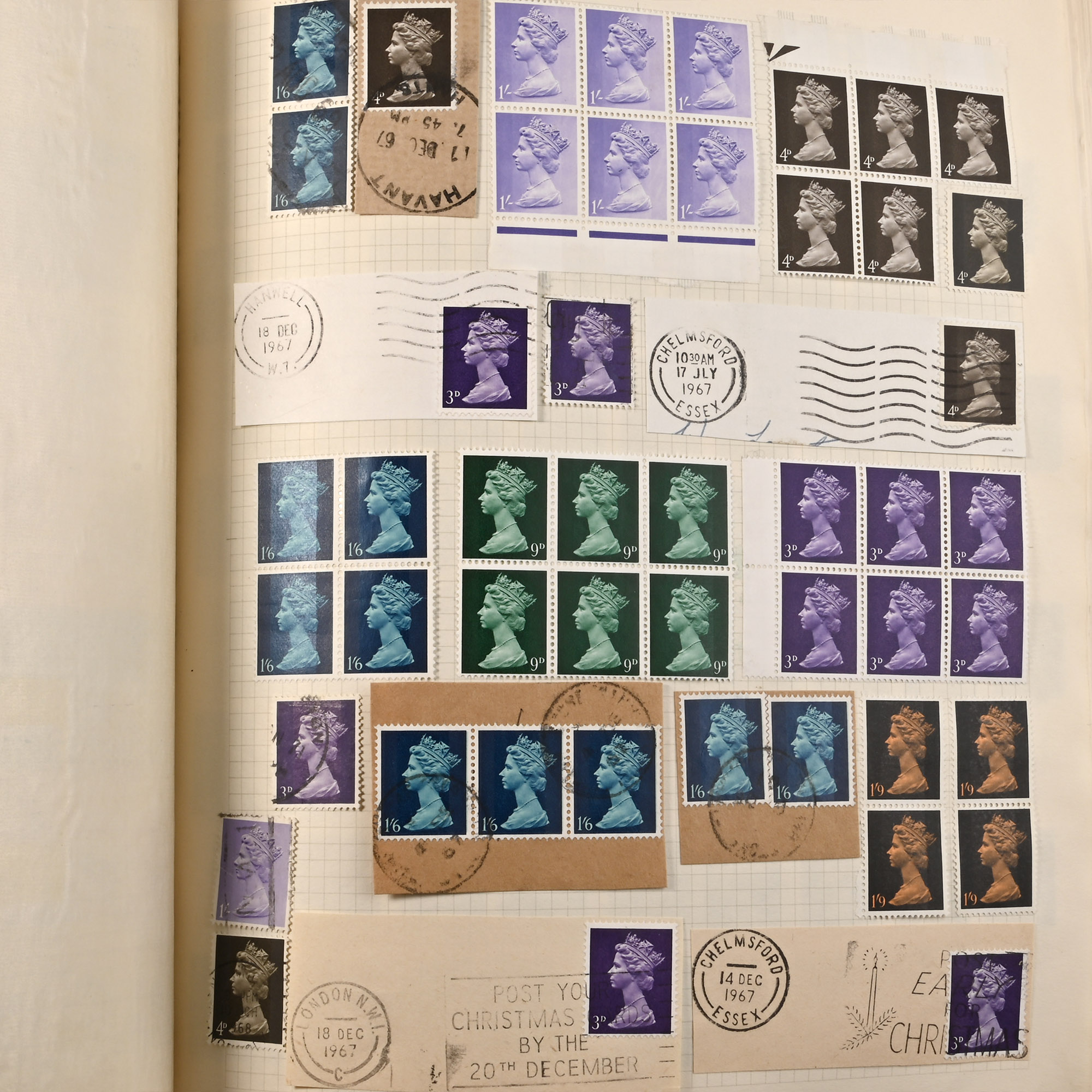 Large Great Britain Stamp Album