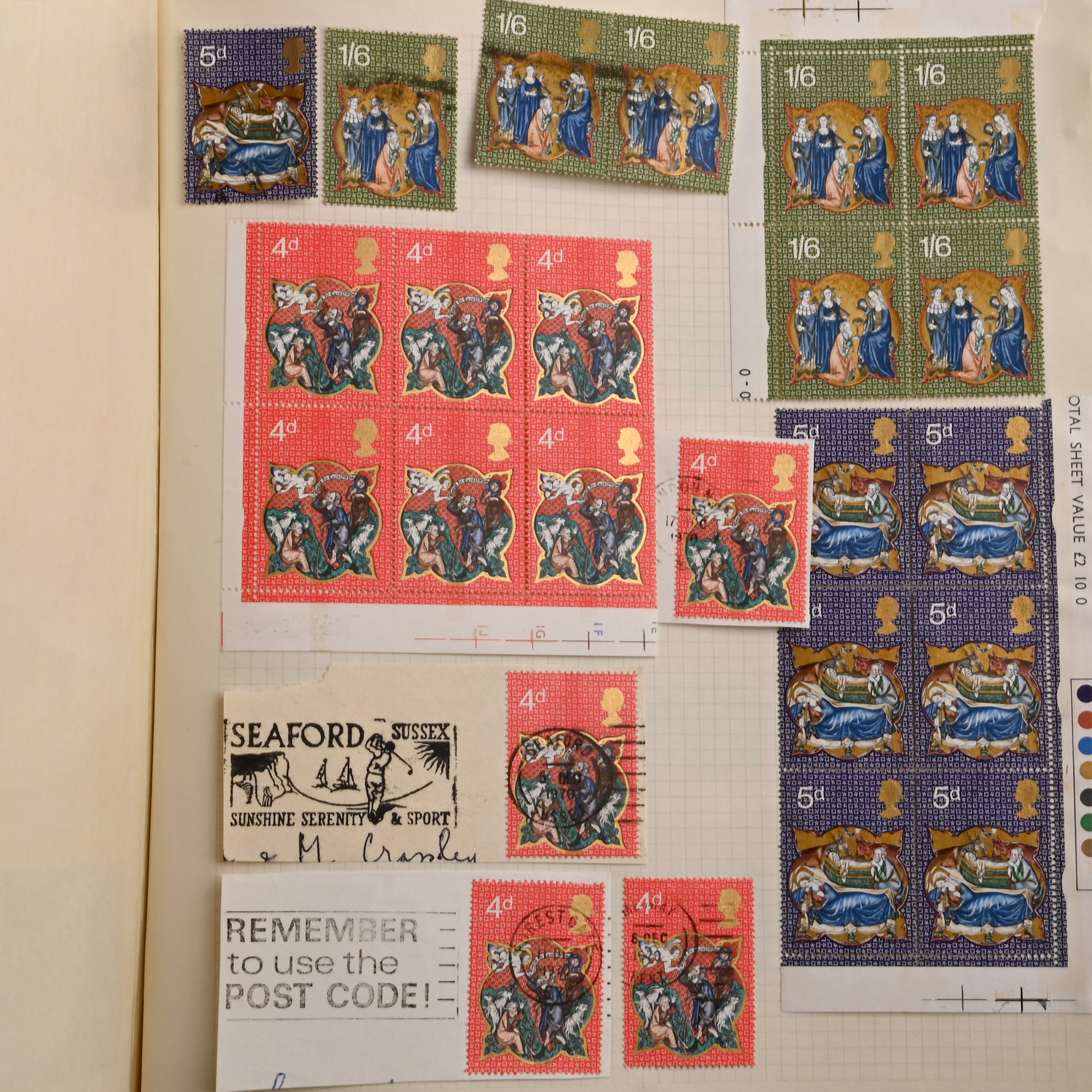 Large Great Britain Stamp Album
