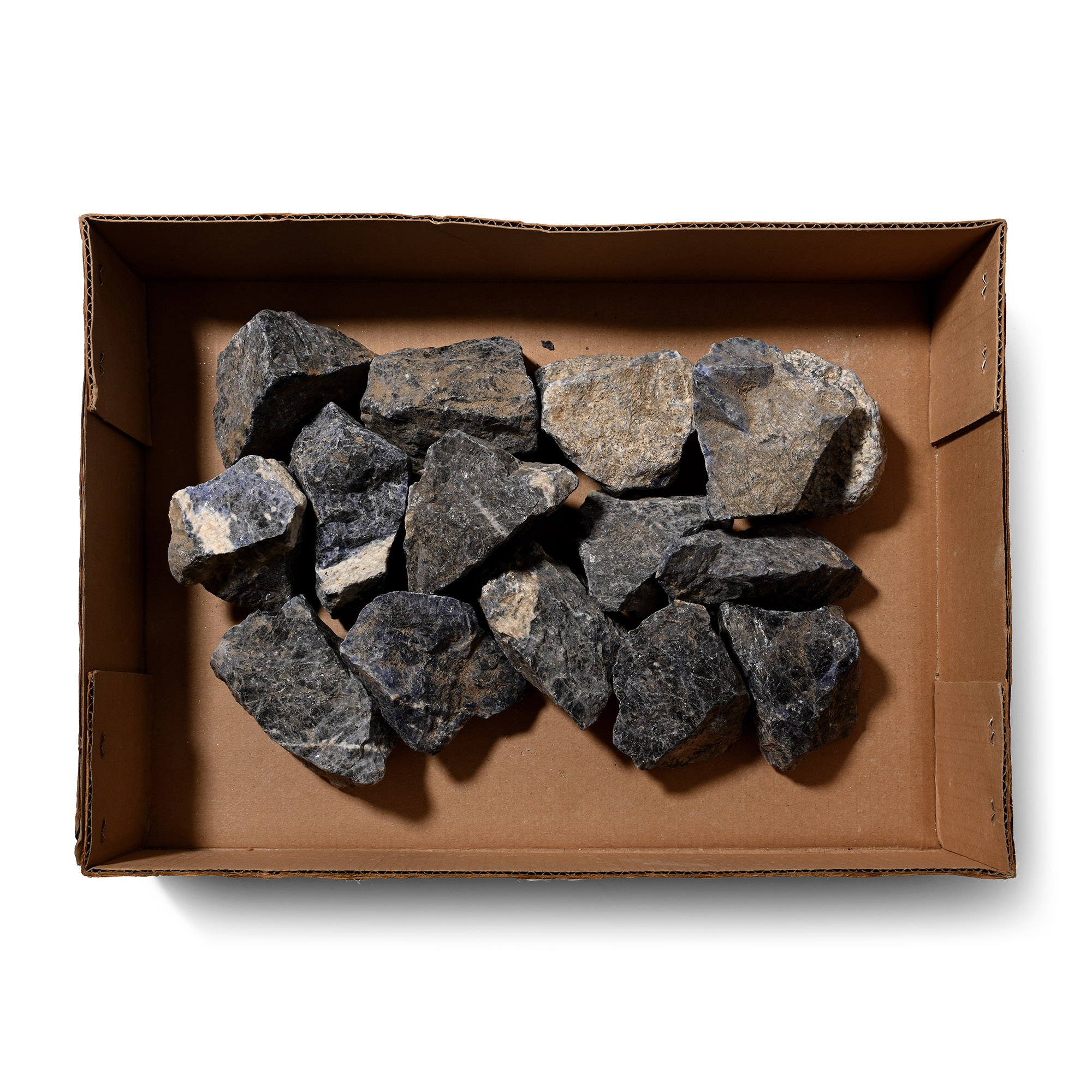 Group of Fifteen [15] Sodalite Mineral Specimens