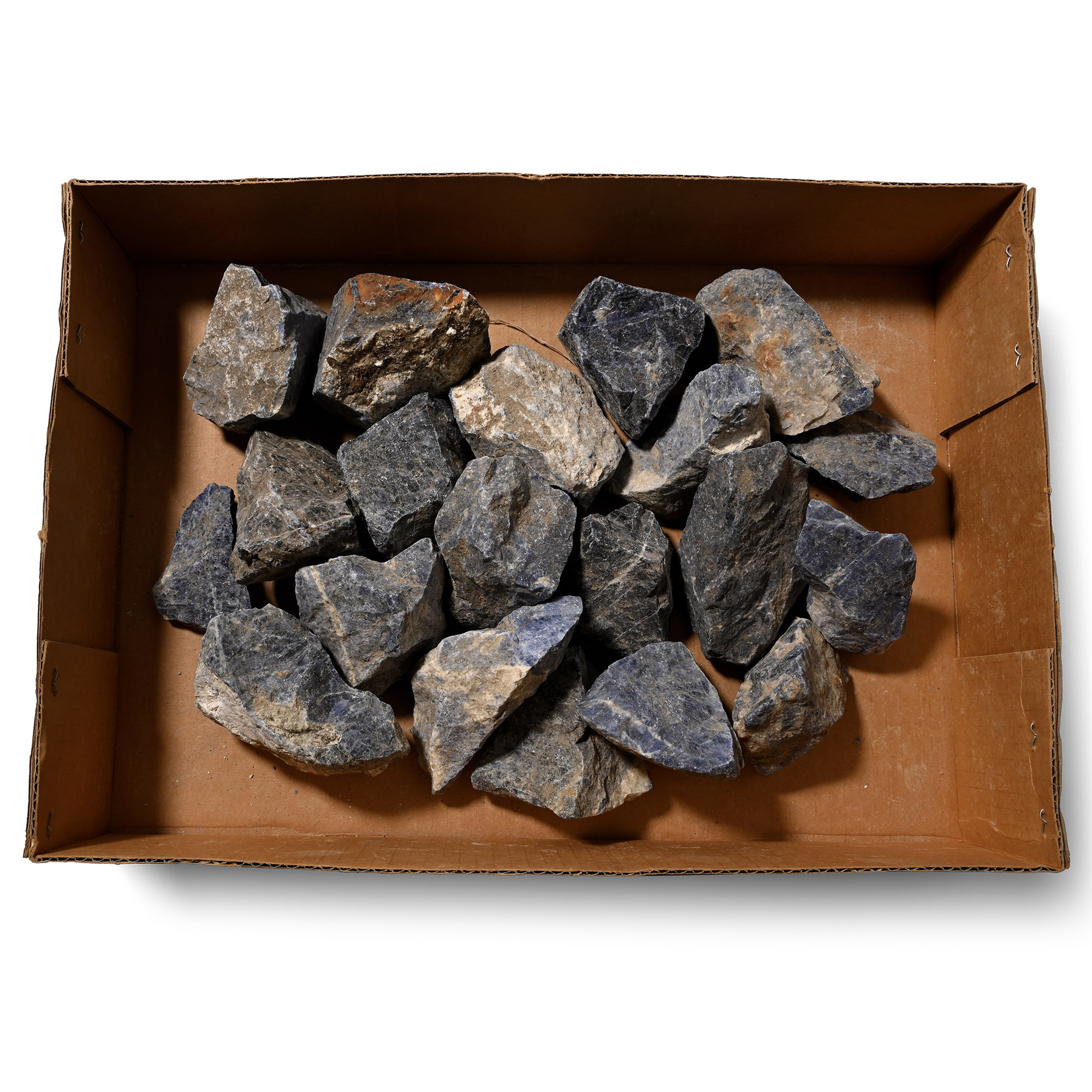 Group of Twenty [20] Sodalite Mineral Specimens