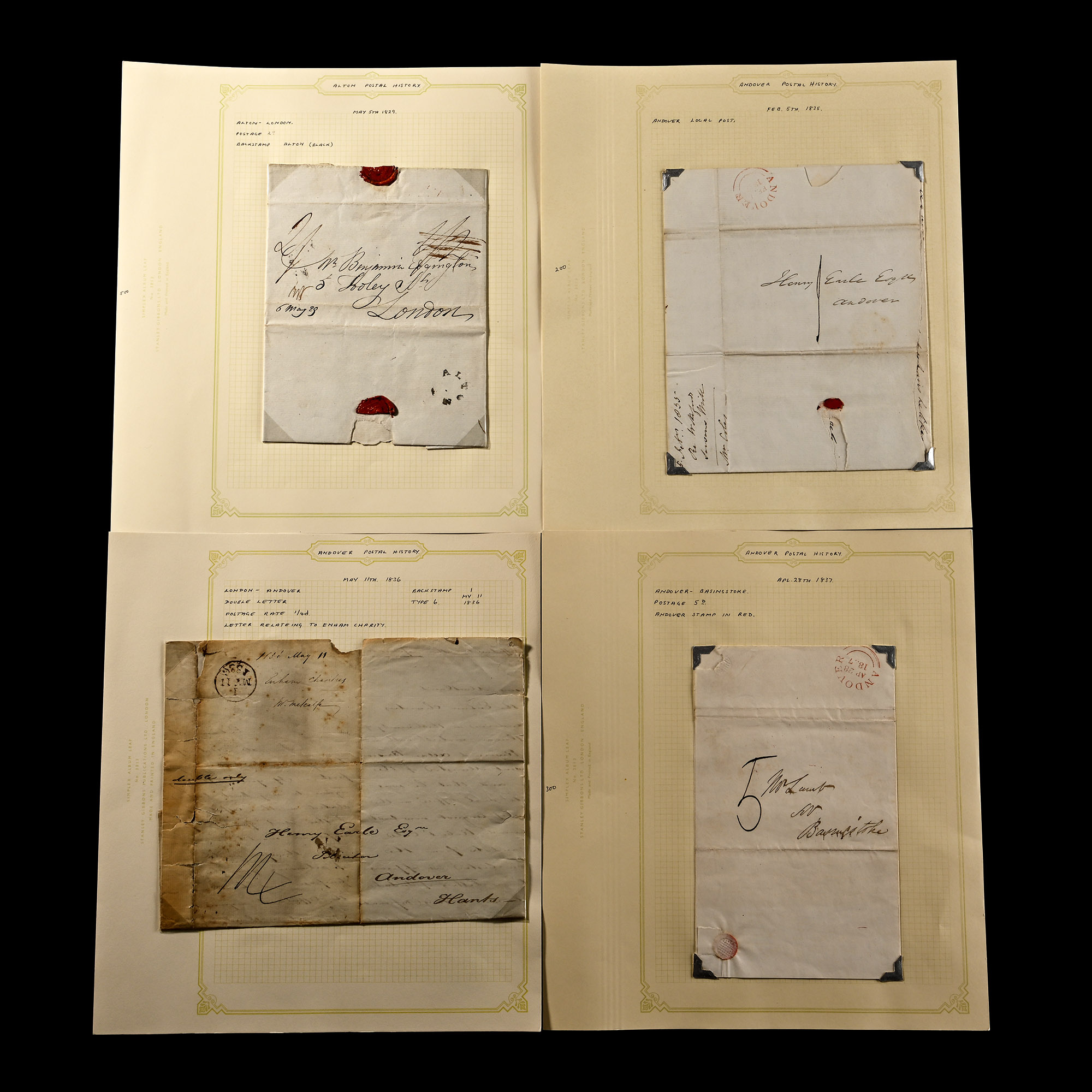 Great Britain (GB) Postal History, Early 19th Century Pre-Stamp Covers