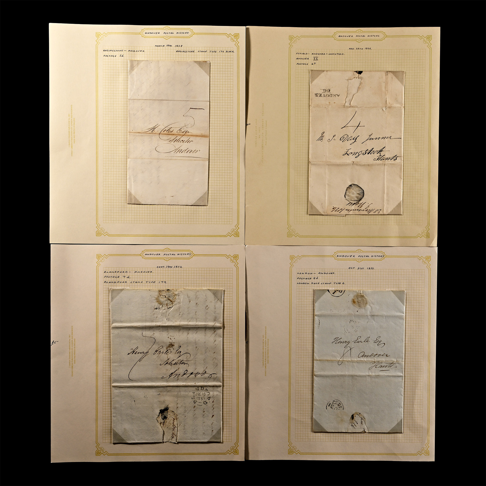 Great Britain (GB) Postal History, Early 19th Century Pre-Stamp Covers