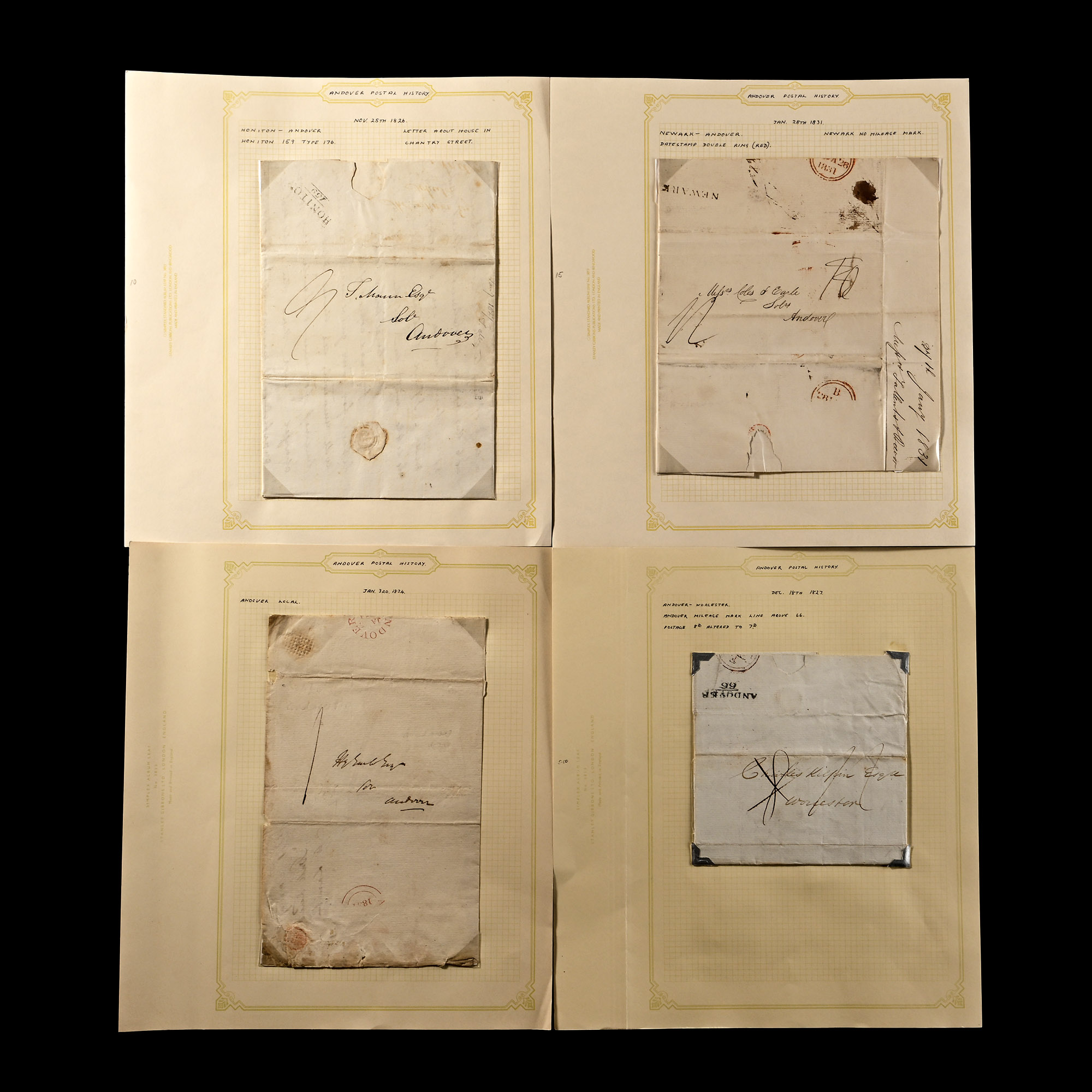 Great Britain (GB) Postal History, Early 19th Century Pre-Stamp Covers