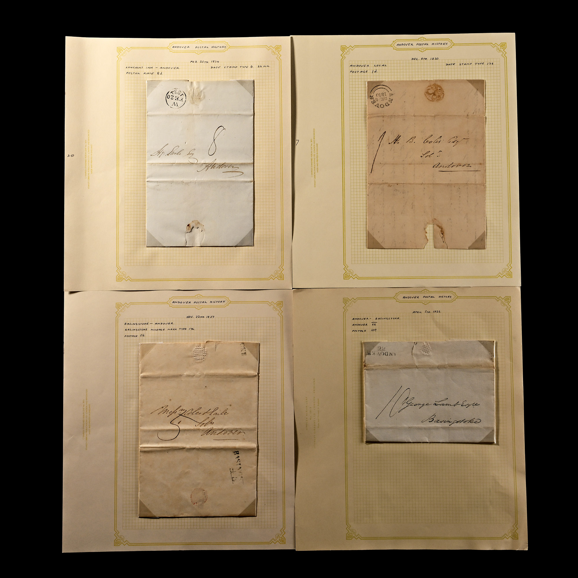 Great Britain (GB) Postal History, Early 19th Century Pre-Stamp Covers