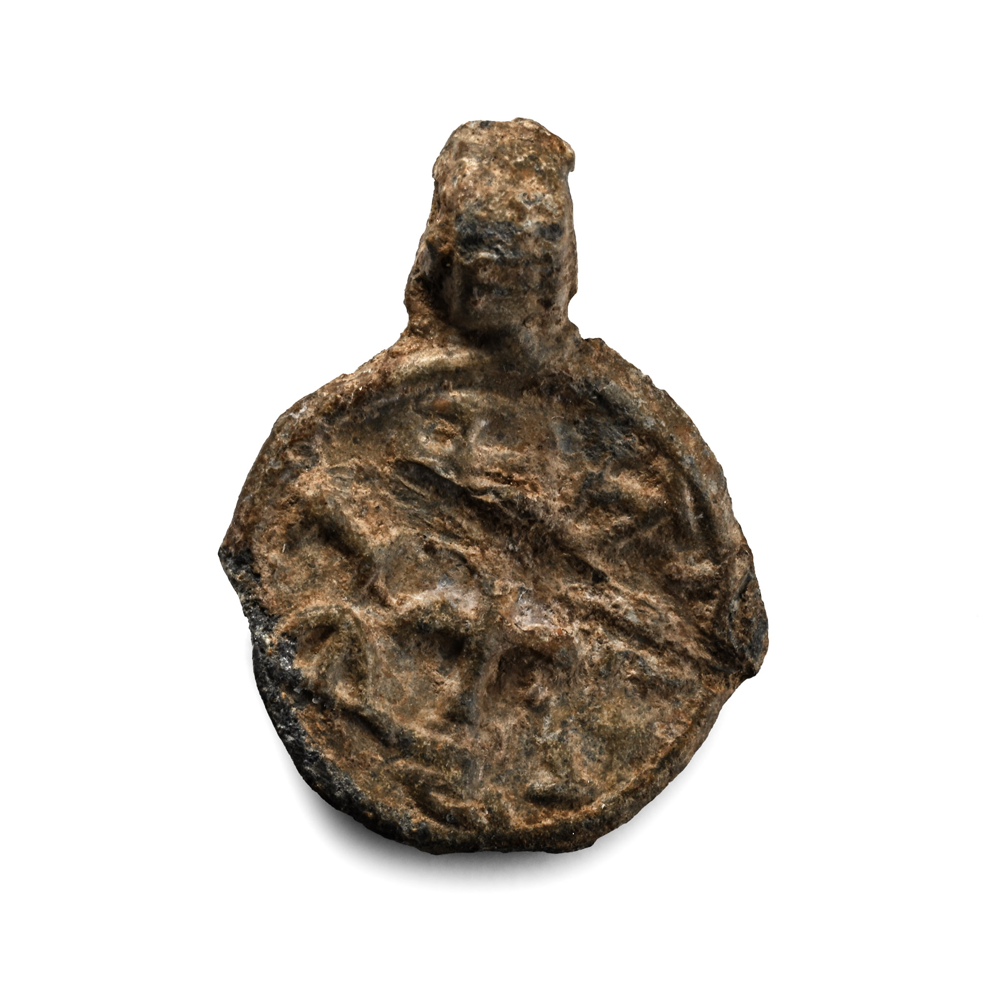 Anglo-Saxon Lead Crucifixion Pendant