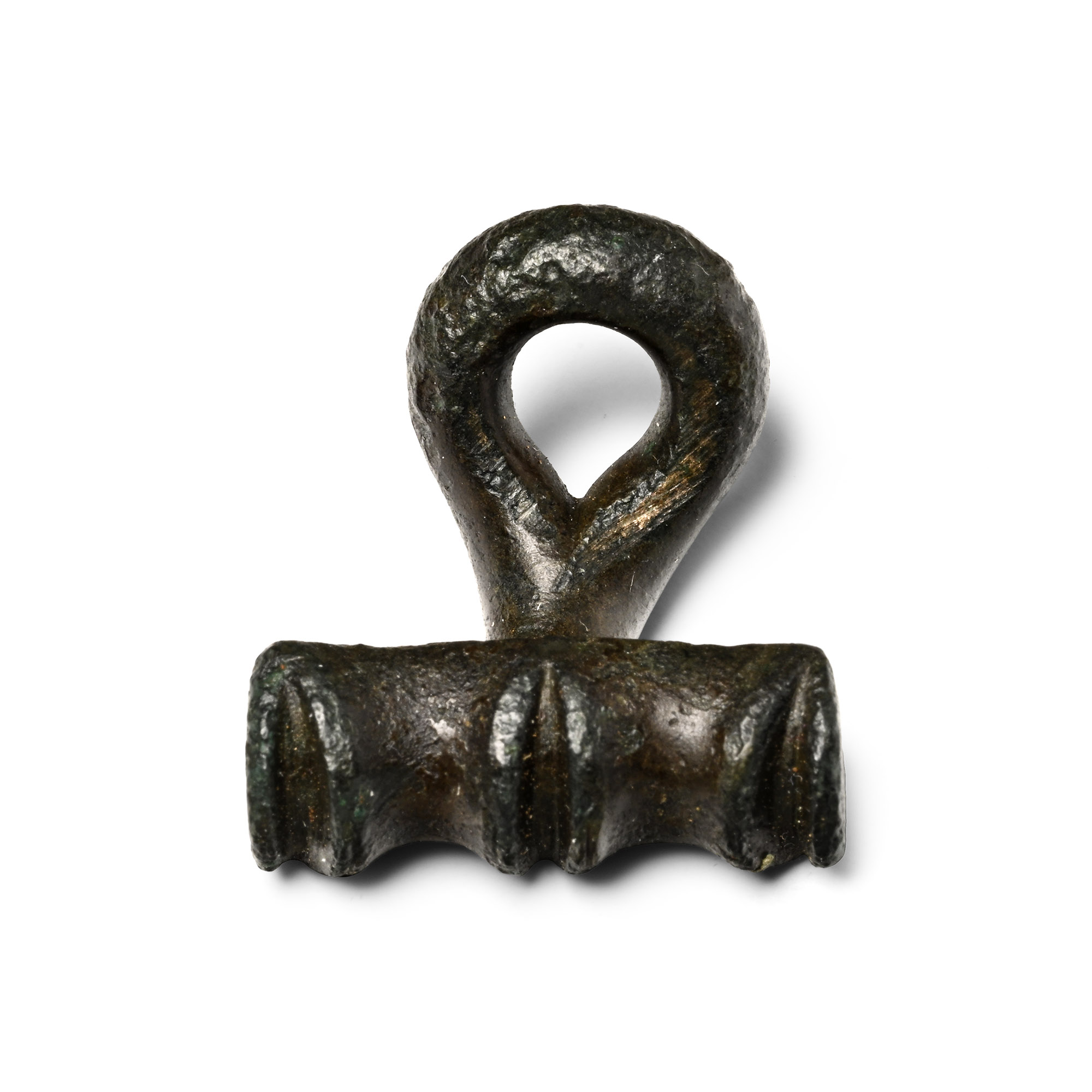 British Celtic Bronze Toggle and Loop Fastener