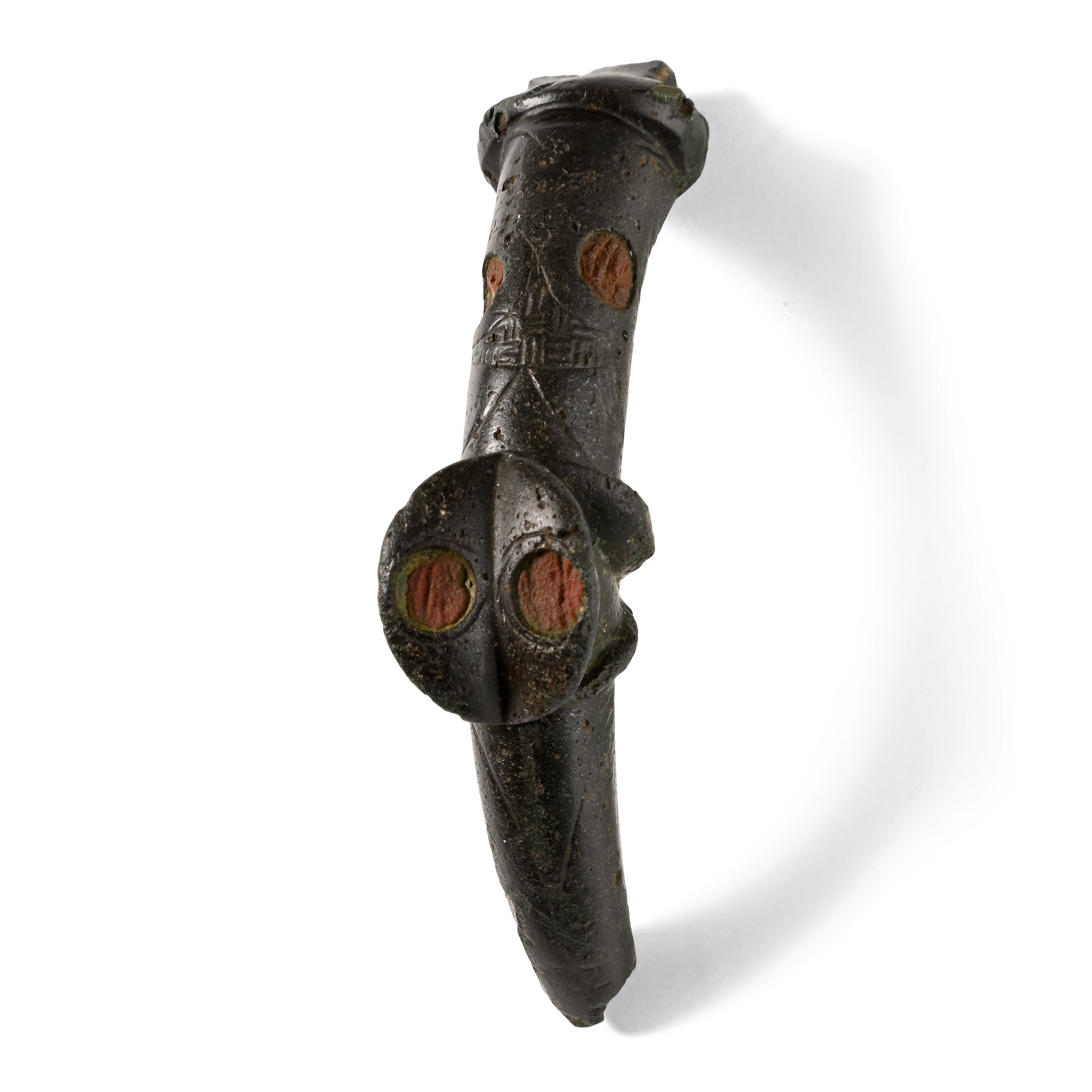 British Celtic Enamelled Bronze Teret Ring Section