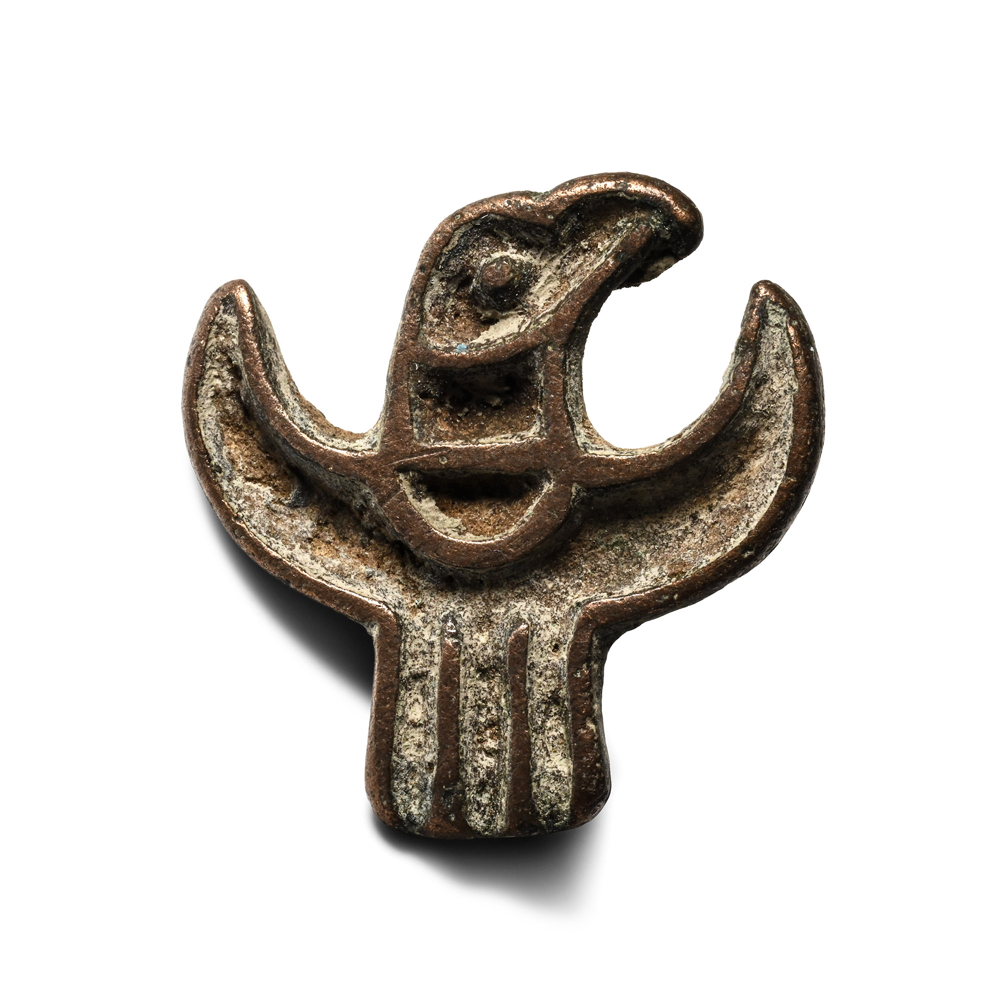 West Central Asian Bronze Eagle-Shaped Seal Matrix