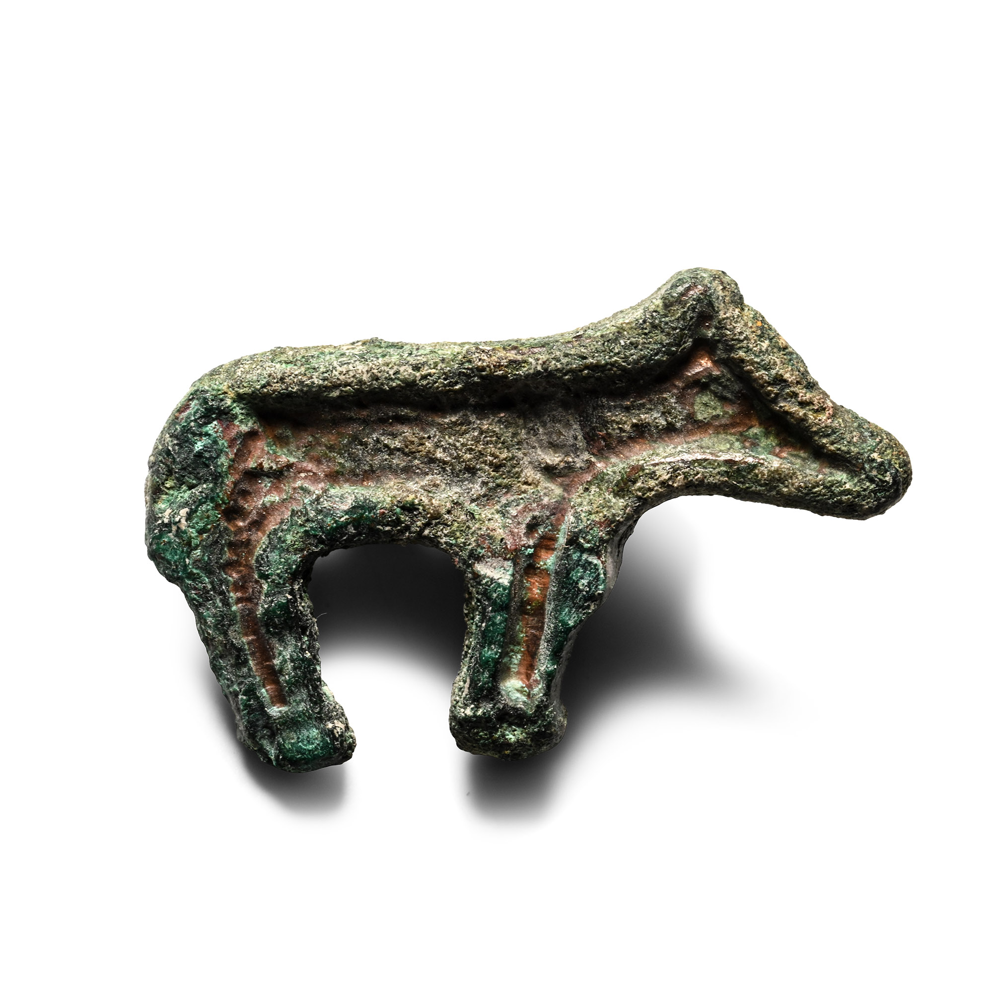 West Central Asian Bronze Piglet-Shaped Seal Matrix