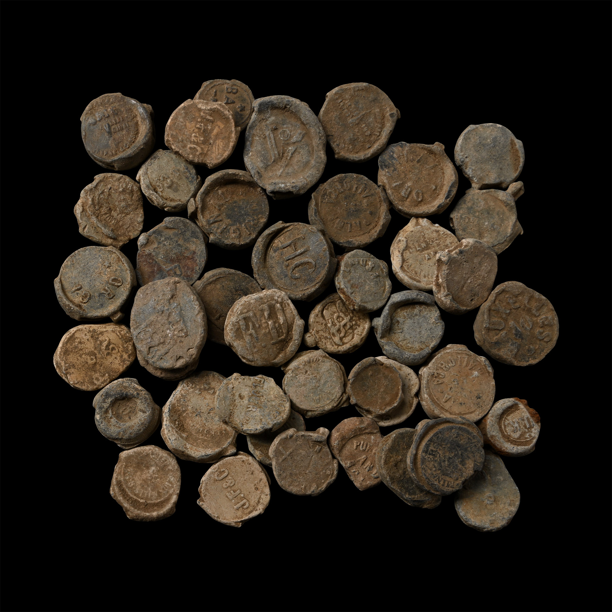 Post Medieval Lead Bag Seal Collection