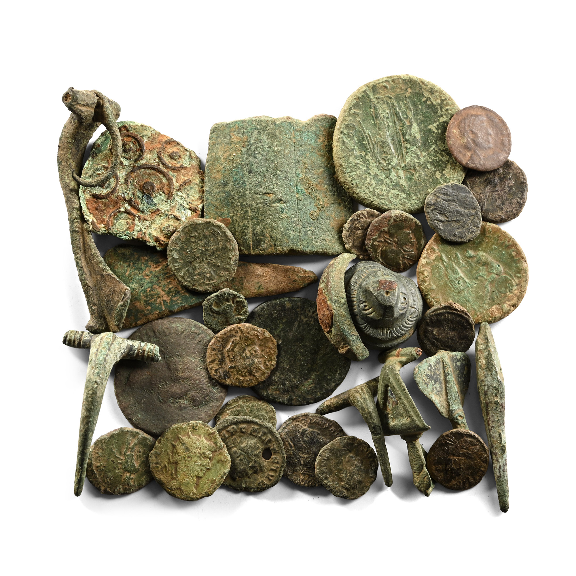 Bronze Age and Roman Artefacts and Coins
