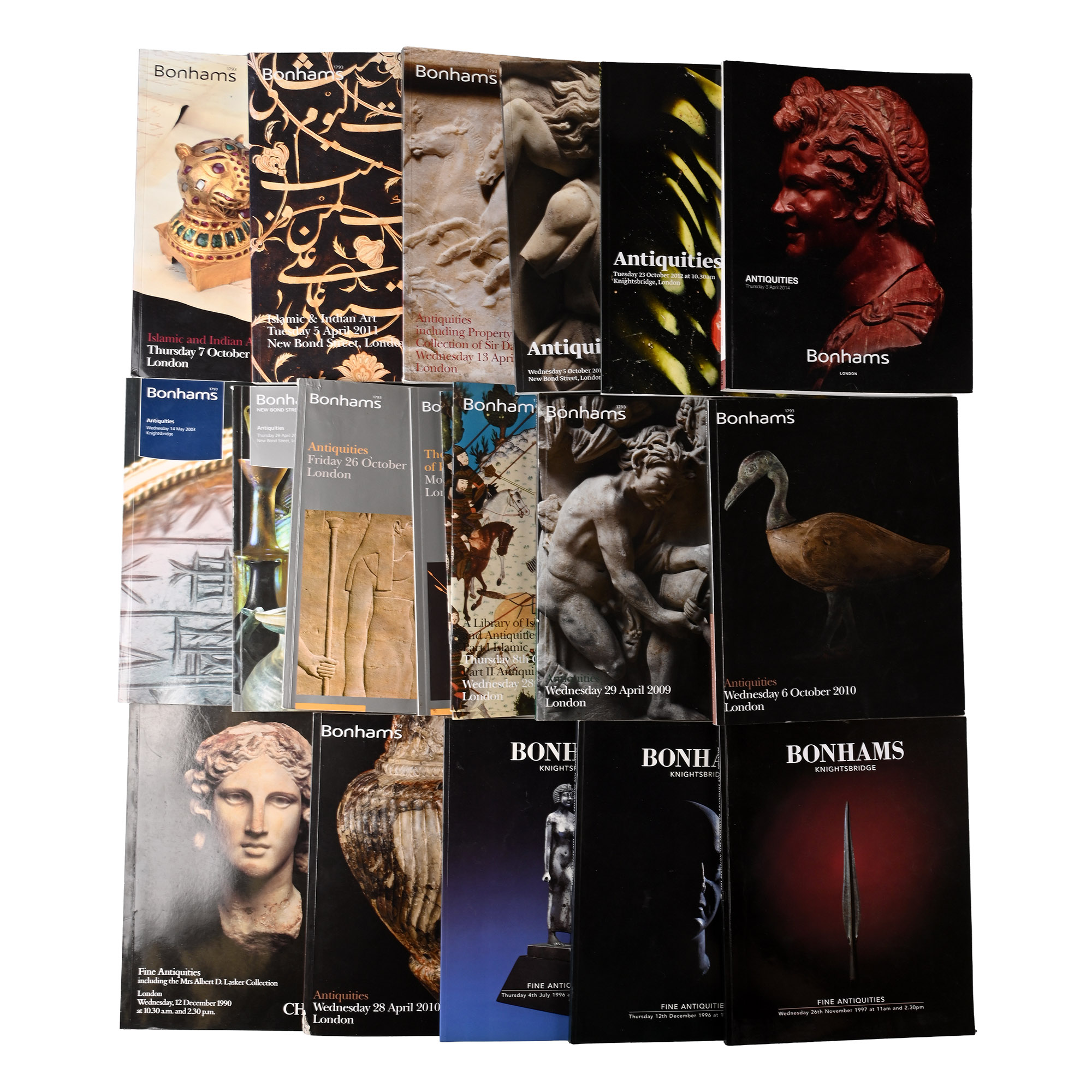 Bonhams and Christie's Antiquities Auction Catalogues - 19 Titles
