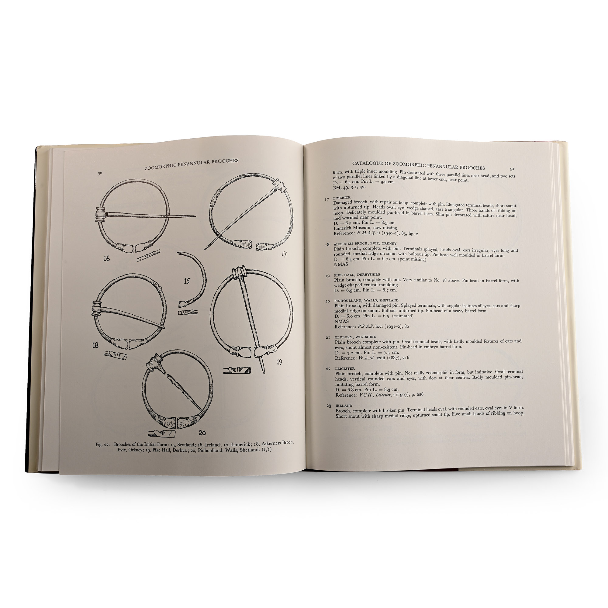 Zoomorphic Penannular Brooches by Howard Kilbride-Jones