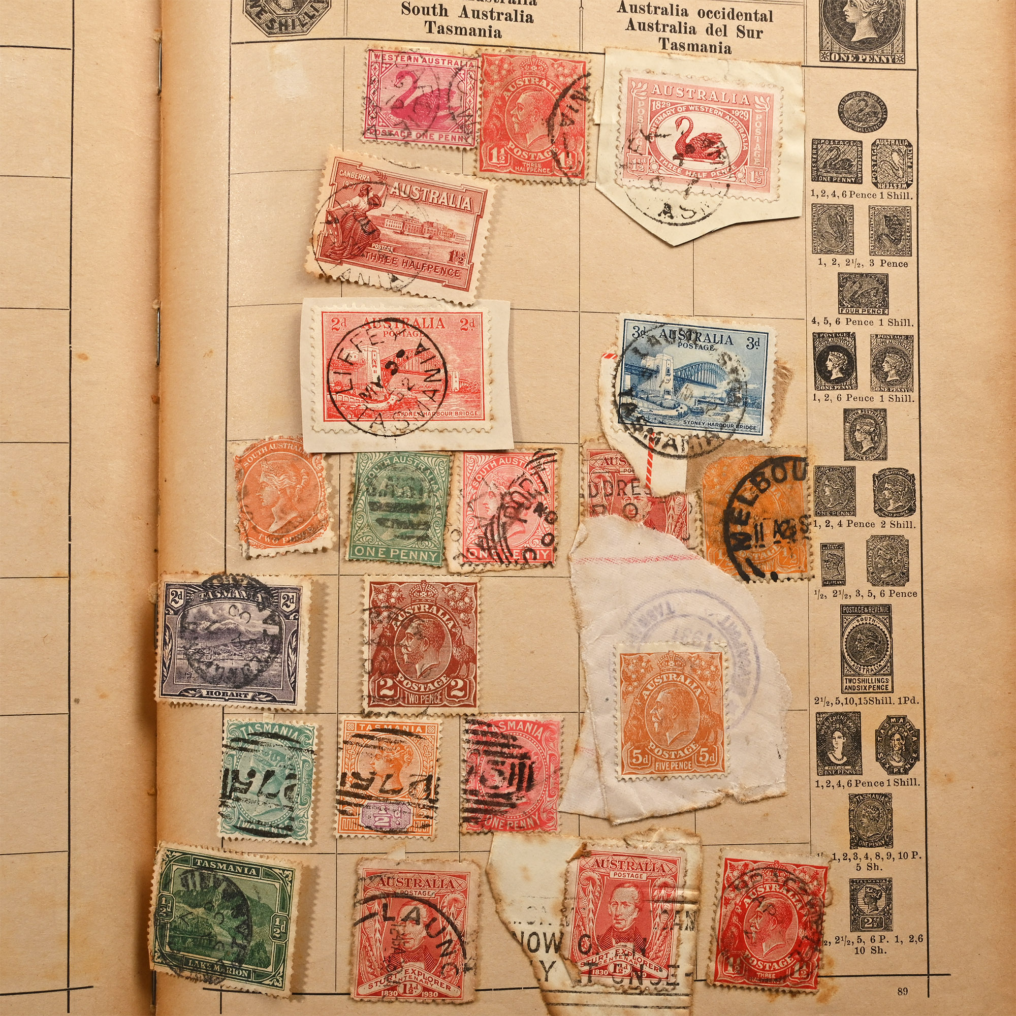 Illustrated Postage Stamp Album of World Stamps