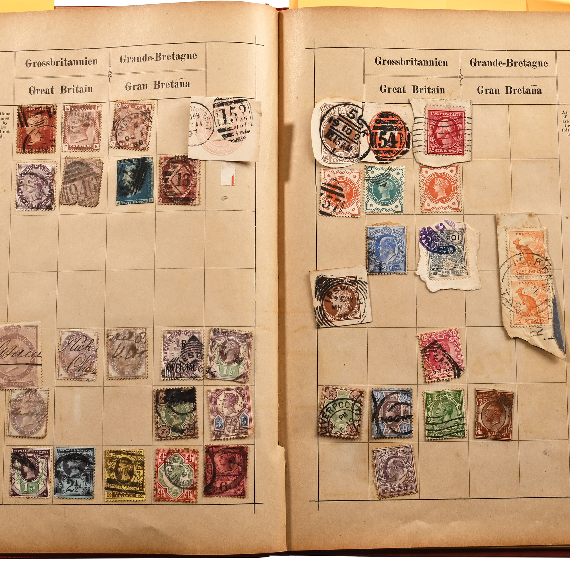 Illustrated Postage Stamp Album of World Stamps