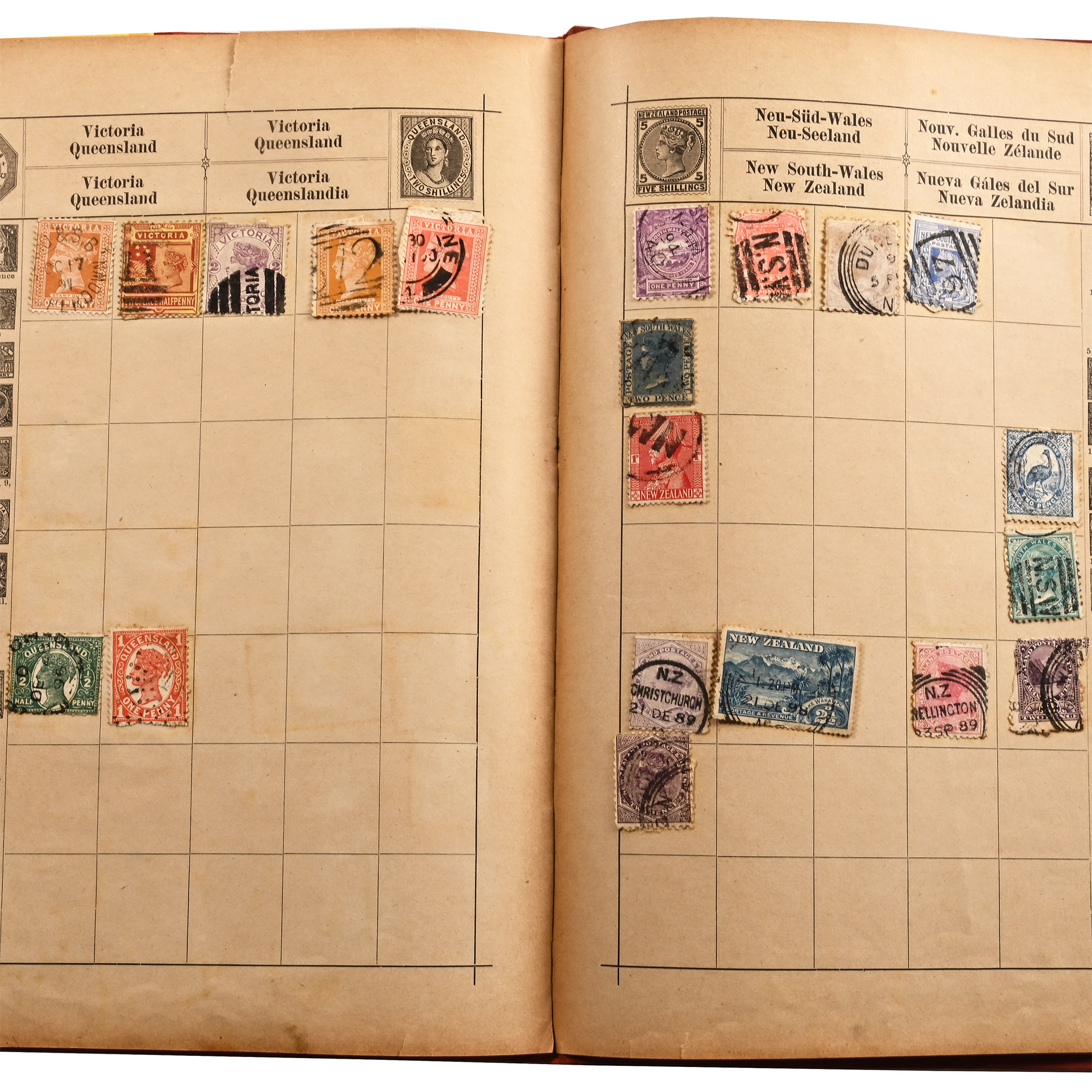 Illustrated Postage Stamp Album of World Stamps