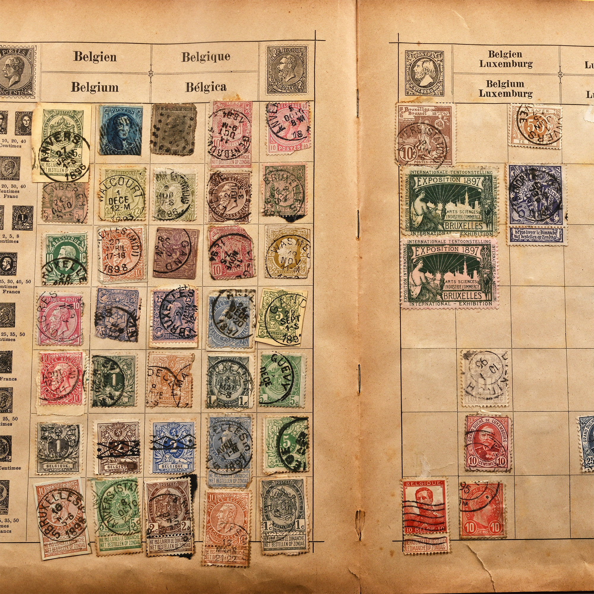 Illustrated Postage Stamp Album of World Stamps