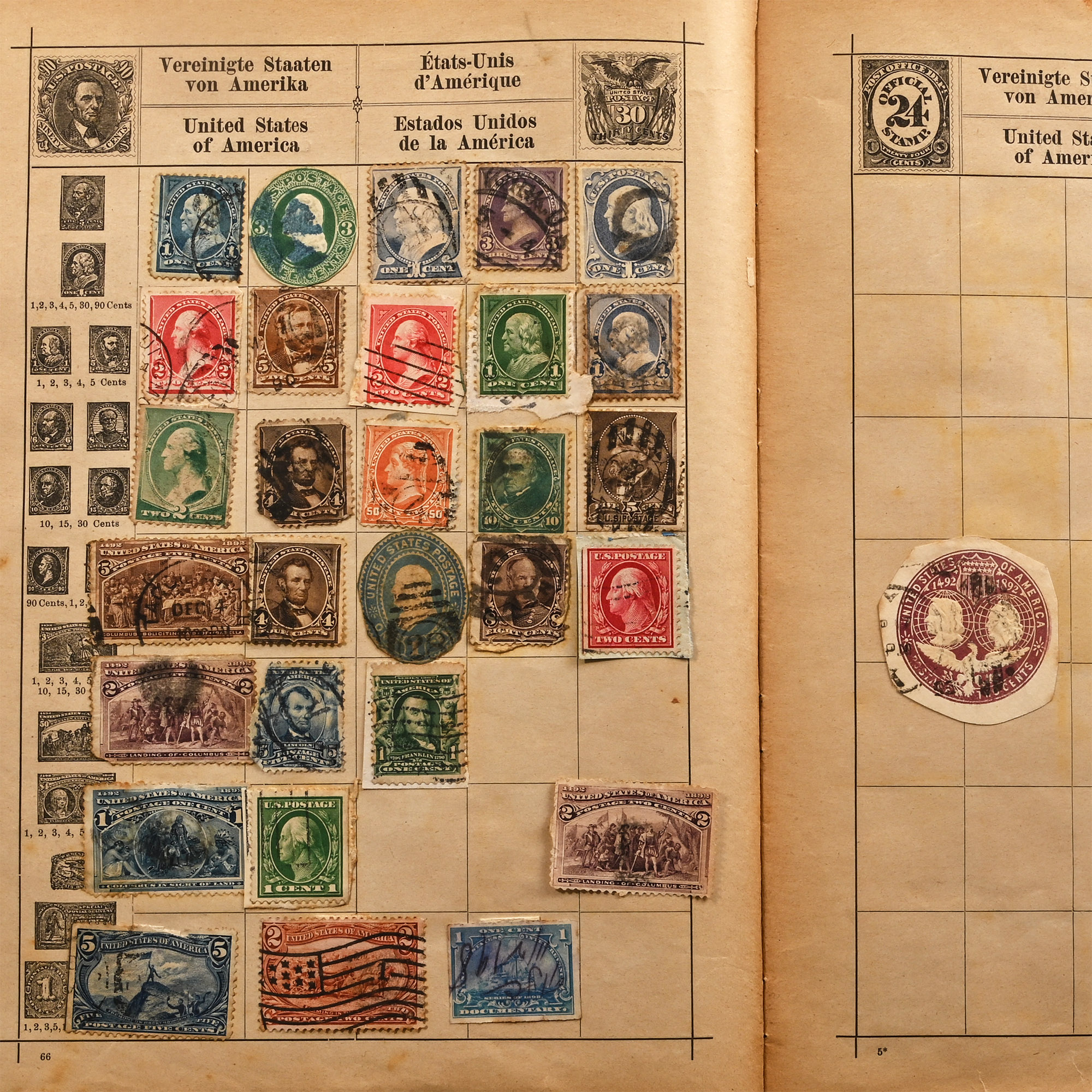 Illustrated Postage Stamp Album of World Stamps