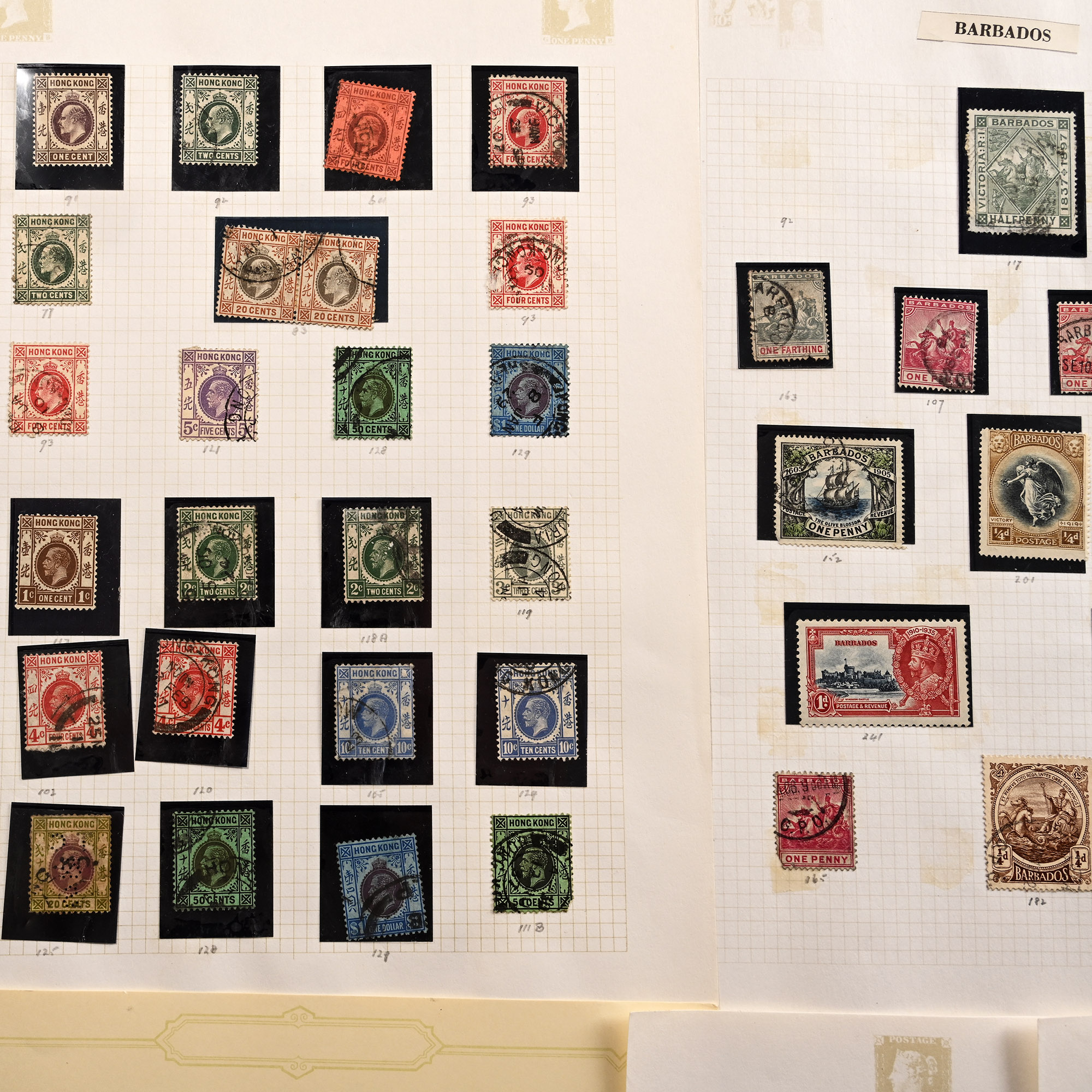 Commonwealth Assorted Loose-Leaf Stamp Album Pages